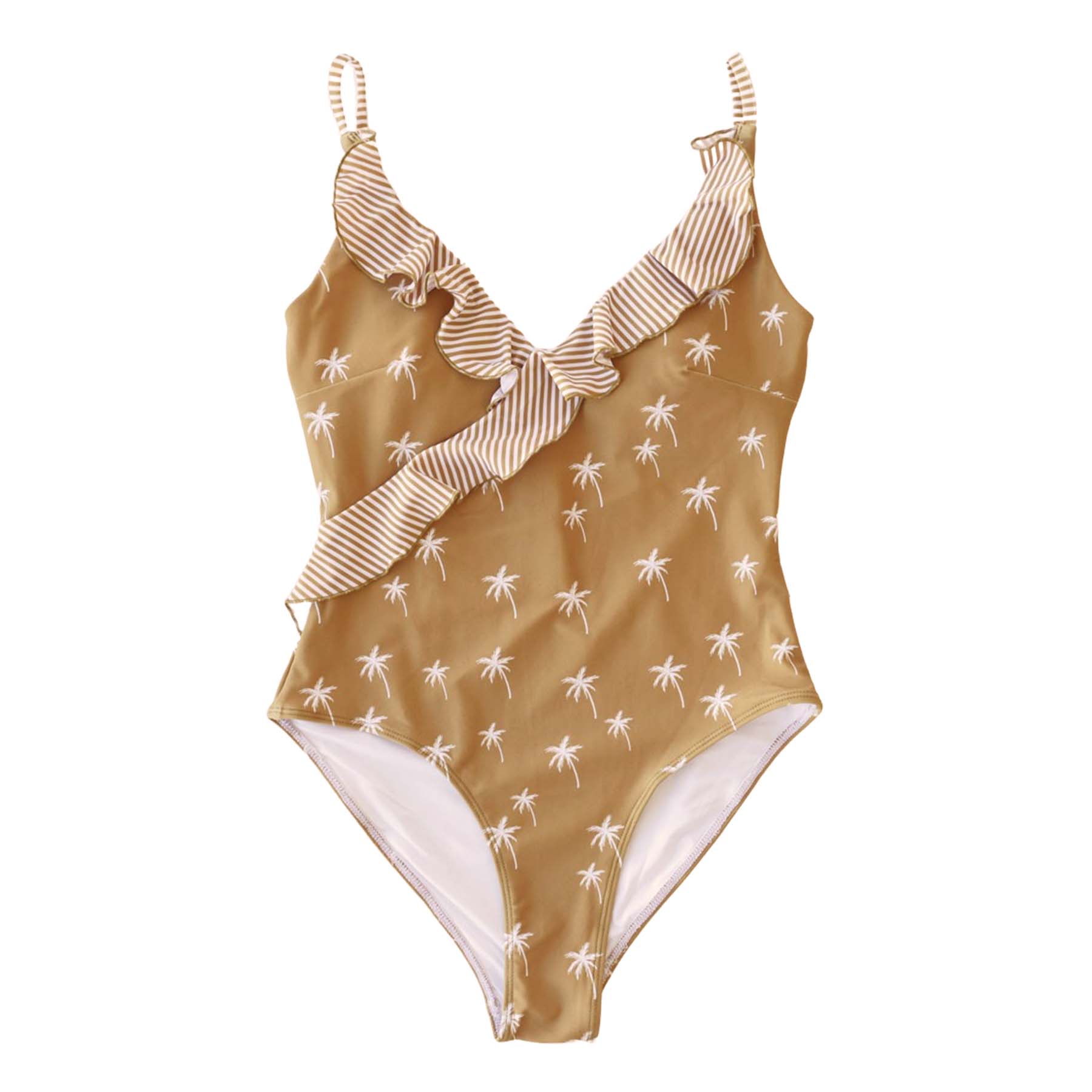  Women's Ruffled One-Piece Swimsuit | All Prints、mySite、layawaytickets