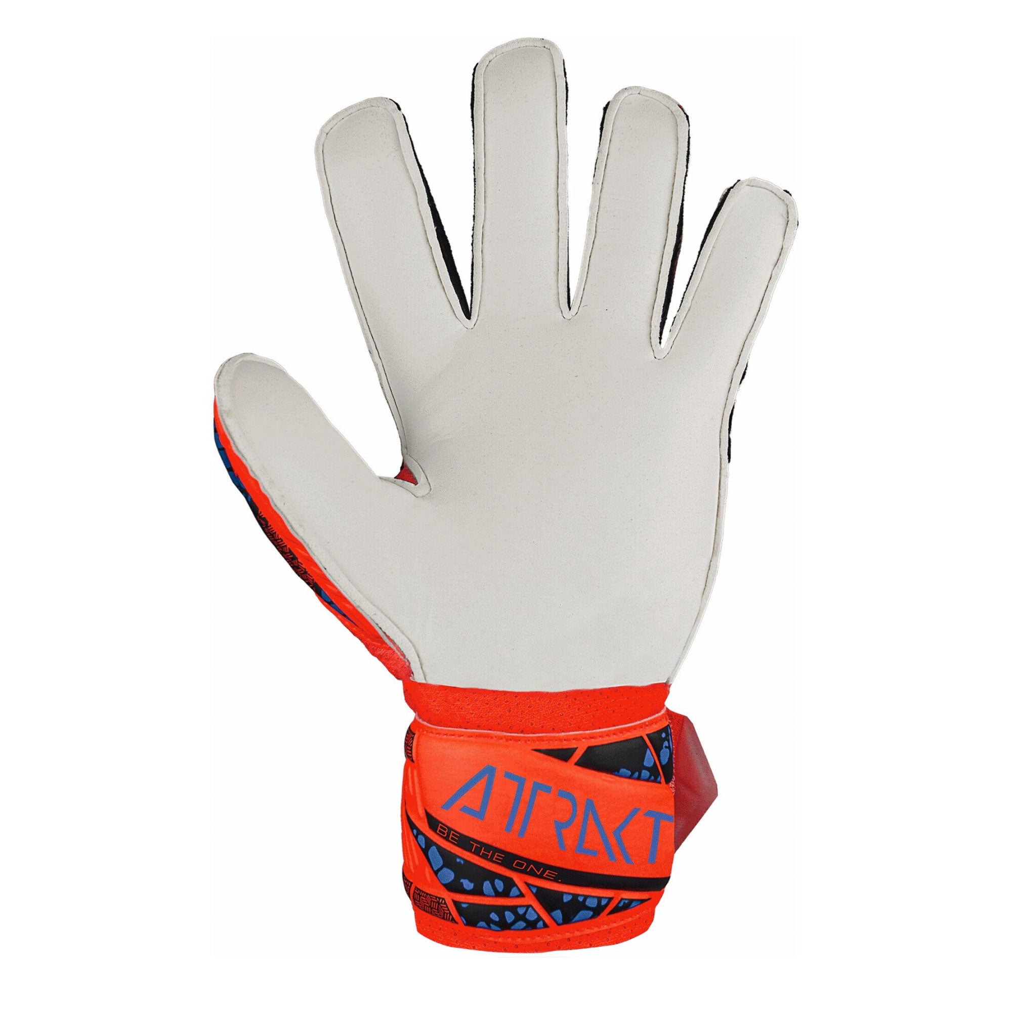 Reusch Kids Attrakt Solid Fingersave Goalkeeper Gloves Orange/Blue、mySite、bottomscart