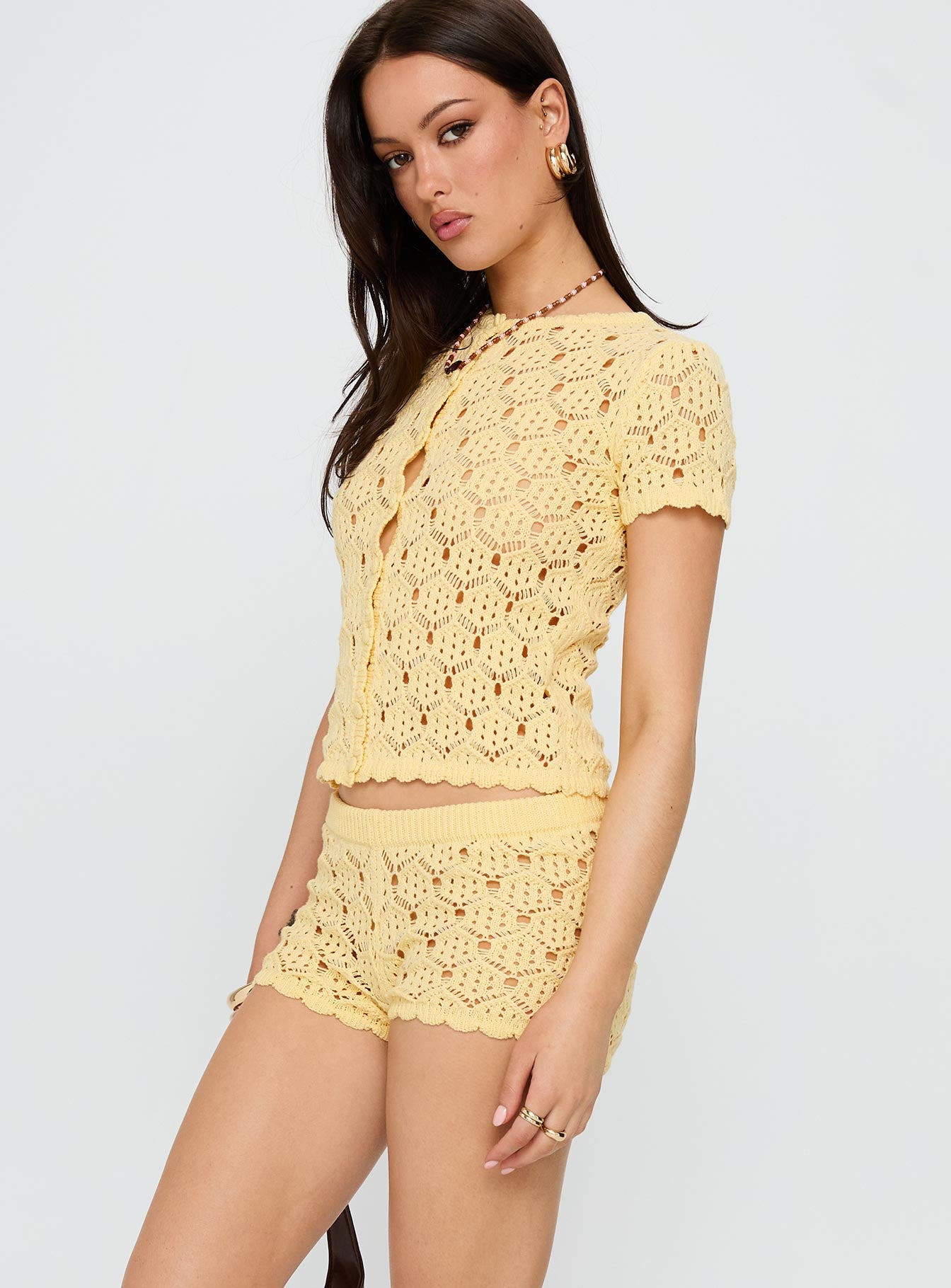 Sun Still Shines Crochet Set Yellow、mySite、solidvoid