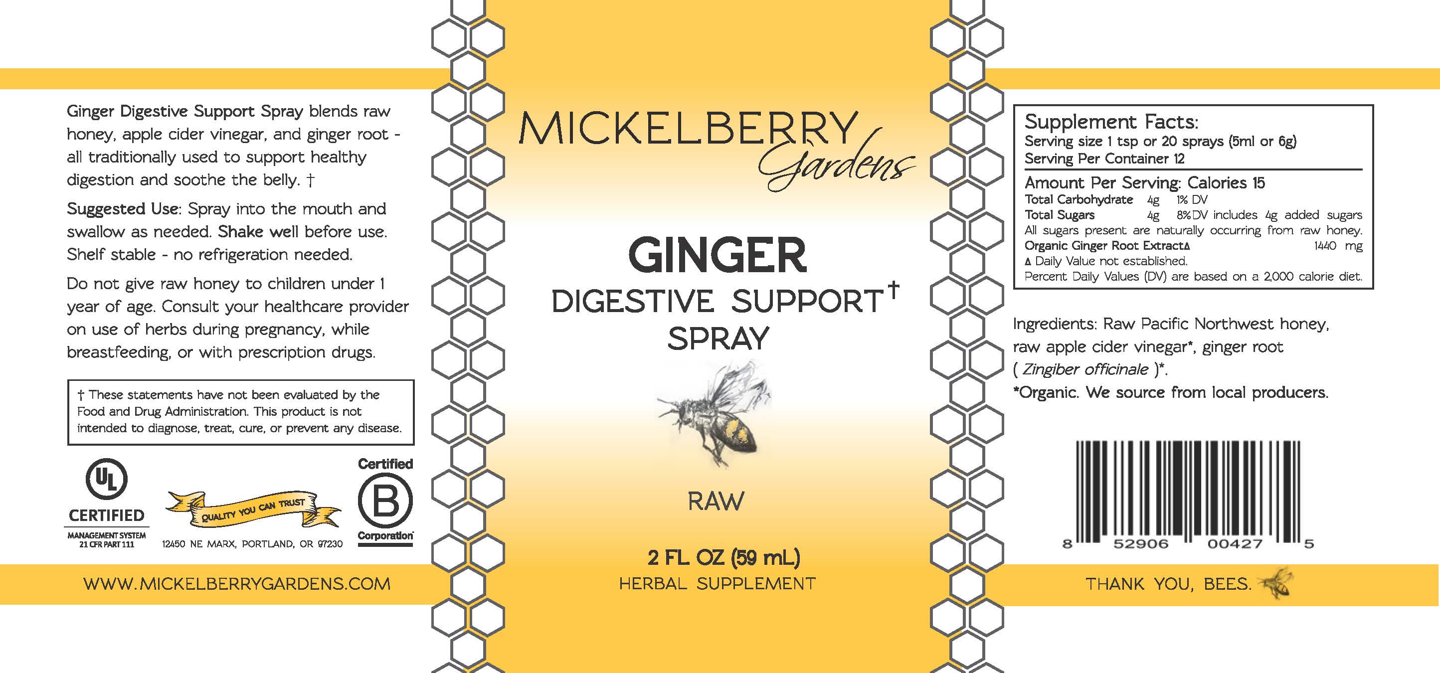 Ginger Digestive Support Spray、mySite、gigharbornorthrealestate