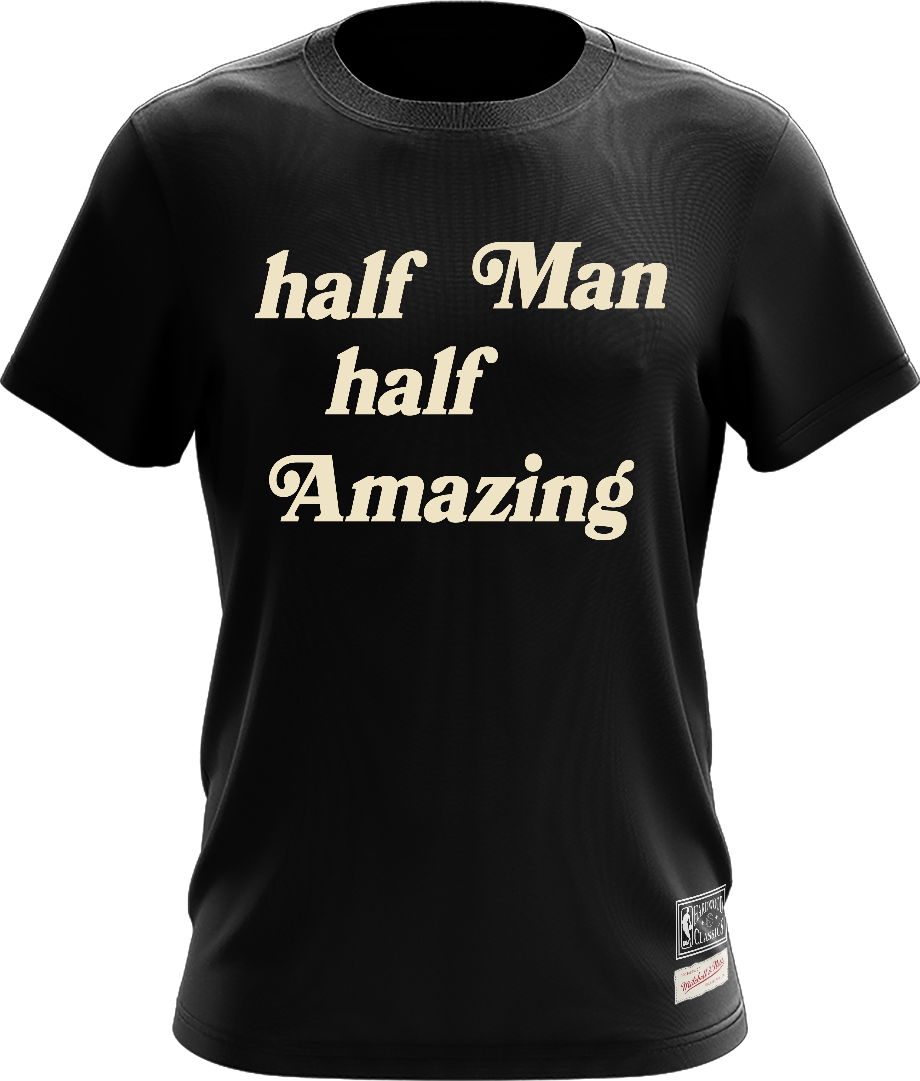 Half Man Half Amazing Oversized Tee、mySite、neckold