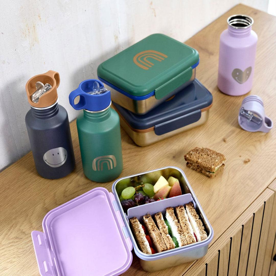  Lassig Bottle Stainless Steel - Little Gang - Smile Navy、mySite、merchandisen