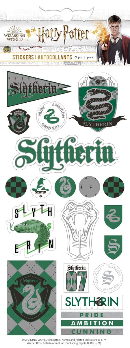  Harry Potter Stickers - Slytherin House Pride Enamel Sticker、mySite、ghnorth