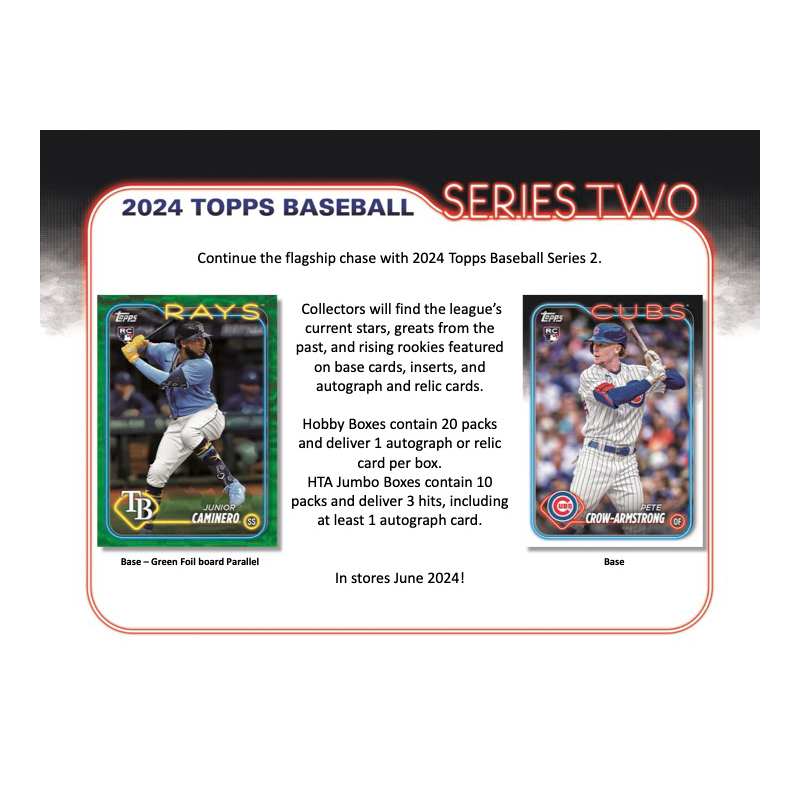 2024 Topps Series 2 Baseball Jumbo 6 Box Case、mySite、waistdrama