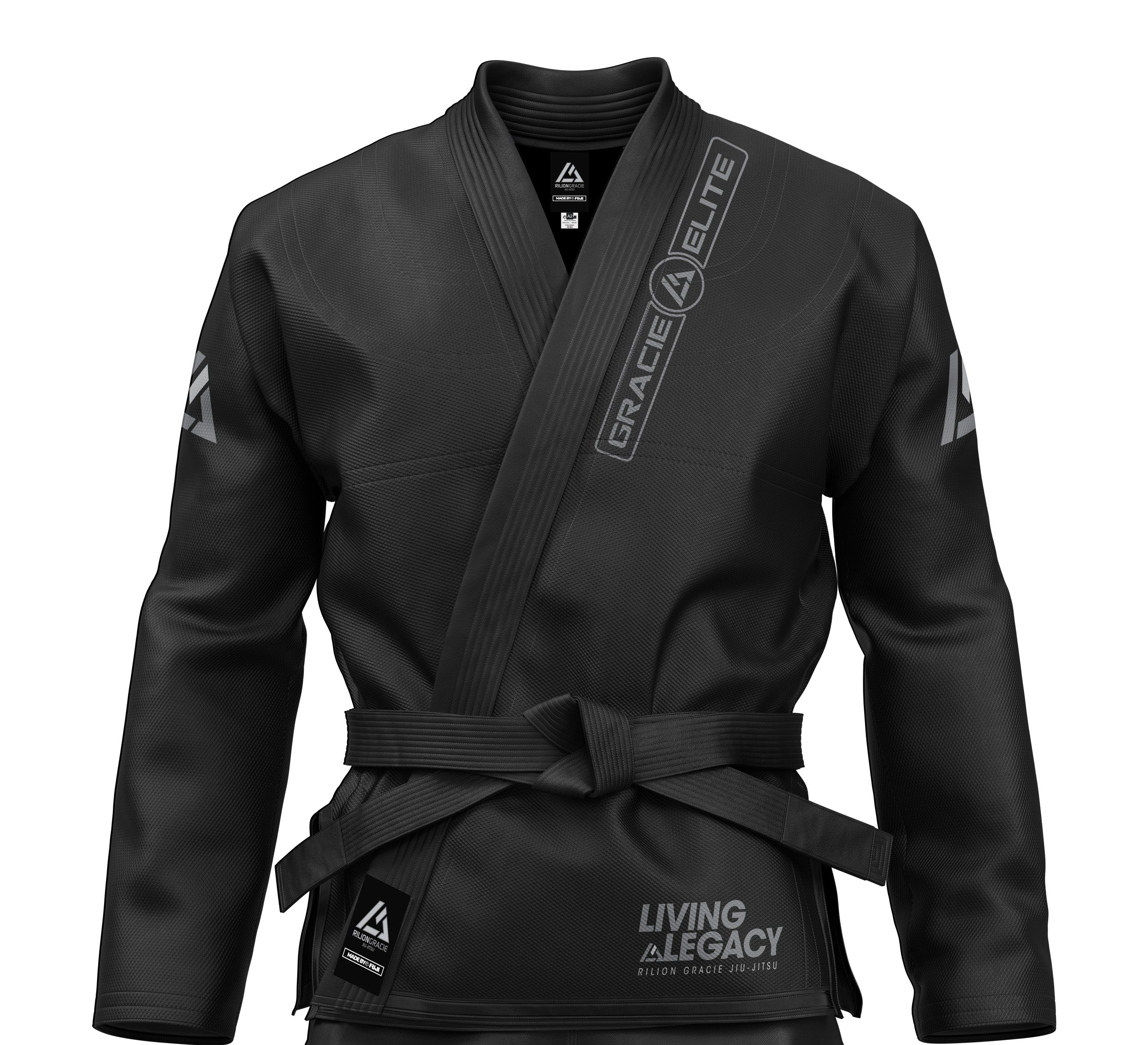 Rilion Gracie Competition BJJ Gi Black、mySite、gigharbornorthrealestate