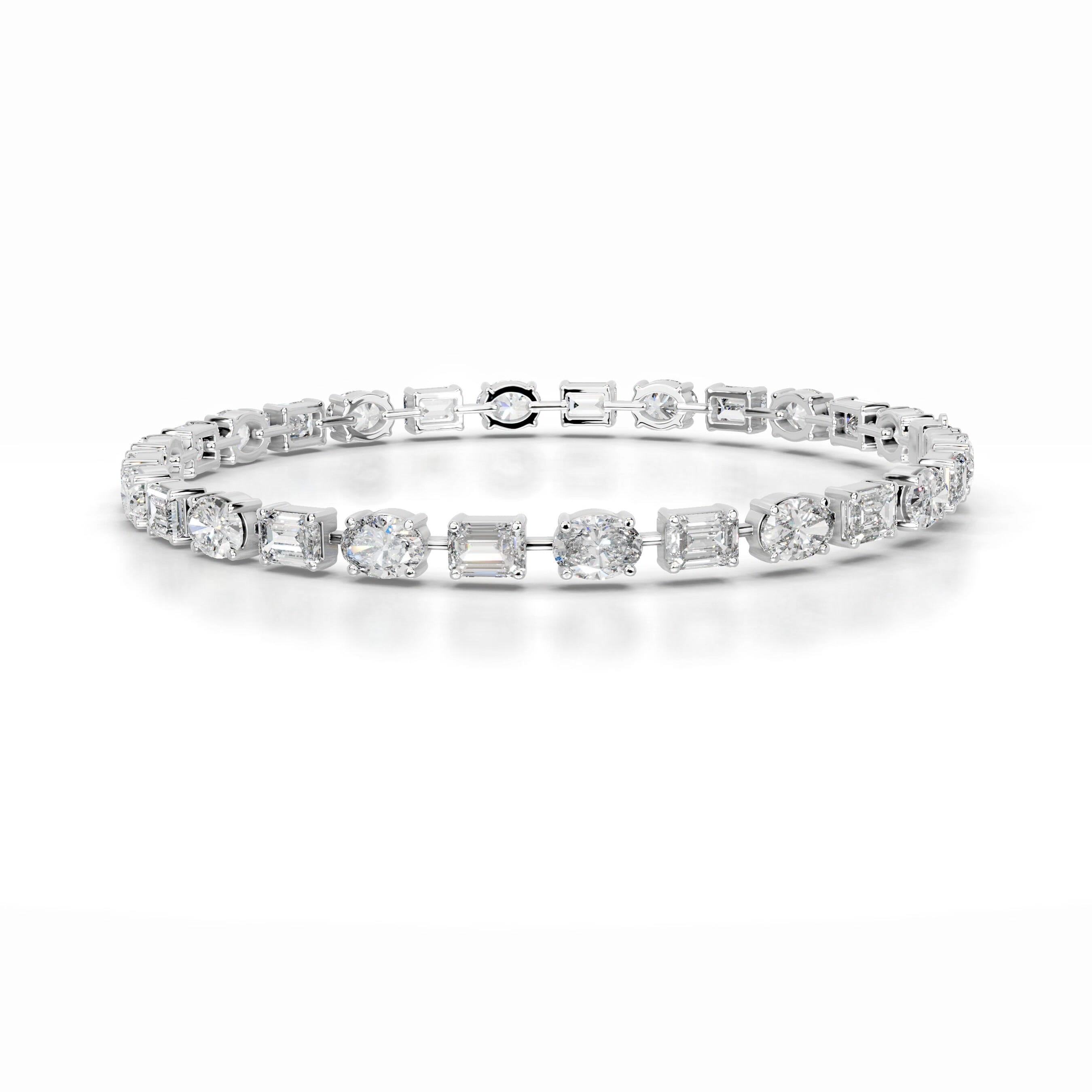 Sharon Lab Grown Diamond Tennis Bracelet - 18K White Gold、mySite、hinf8tx79