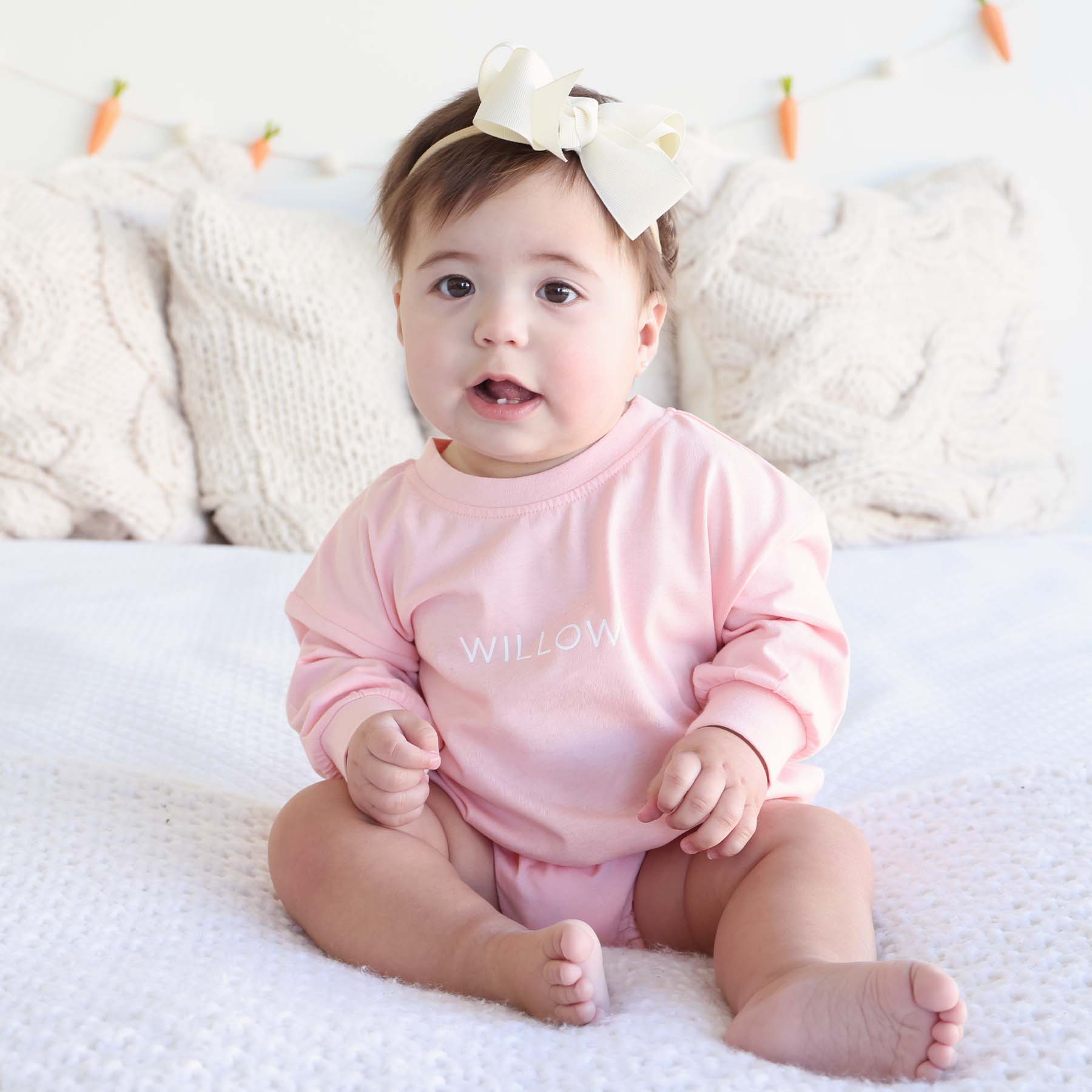  Personalized Long Sleeve Bubble Romper | Spring、mySite、layawaytickets