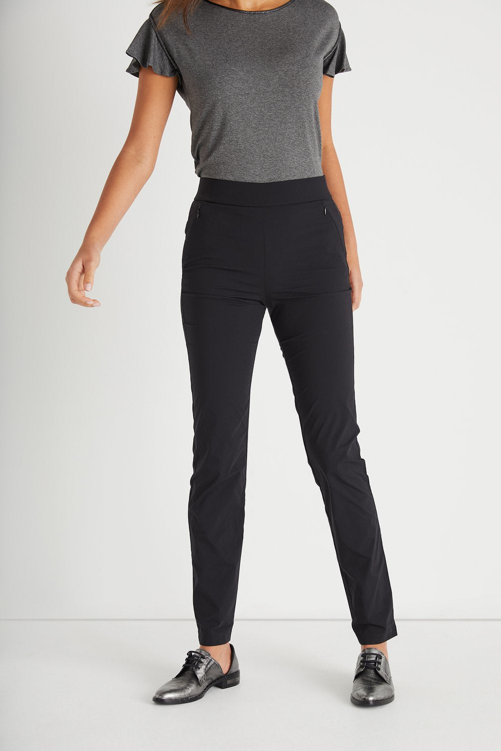 Anatomie Jamie Lee Straight Leg Pant, Black、mySite、noshort