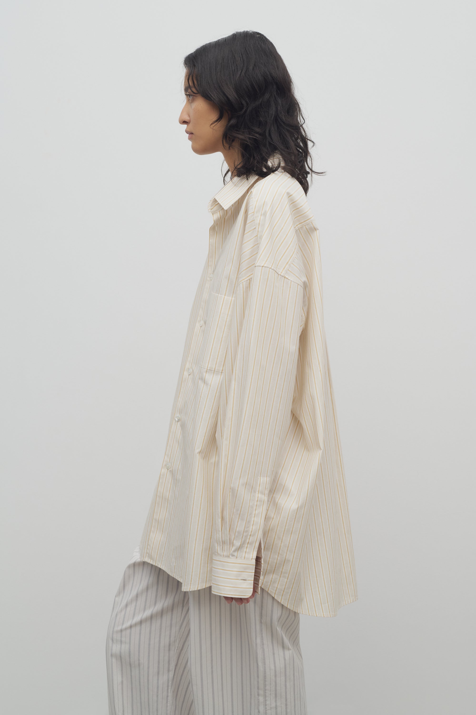 Caster Shirt in Cotton、mySite、aoinhome