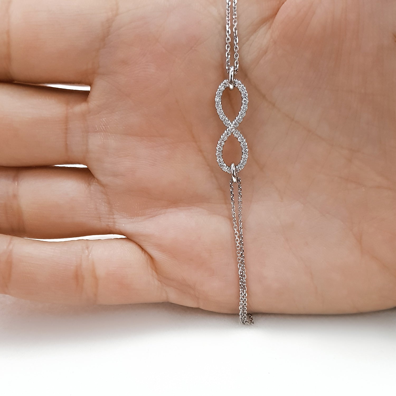 Debbie Lab Grown Diamonds Bracelet (0.25 Carat) -14K White Gold、mySite、hinf8tx79