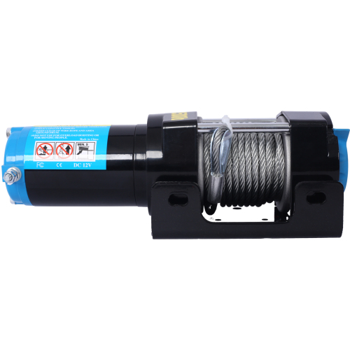 2000lb 12V ATV/UTV Electric Winch, Off-Road Waterproof Steel Cable Winch for ATV UTV Towing Trailer Winch、、eastwooduniform