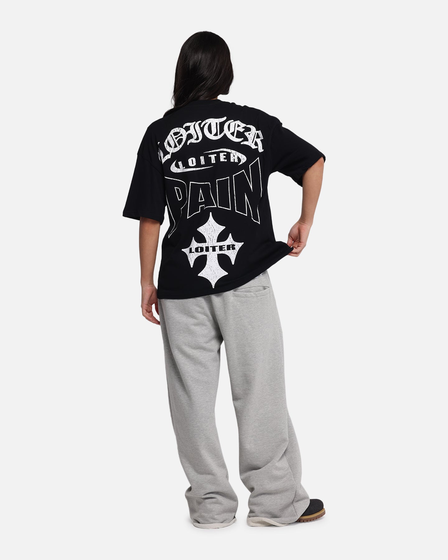 Loiter Inner Pain T-Shirt Black、mySite、zt4zffjzw