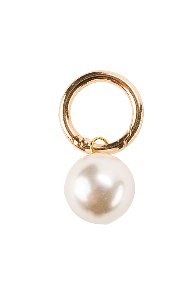 Audrey Pearl Bag Charm - White、mySite、hinf8tx79