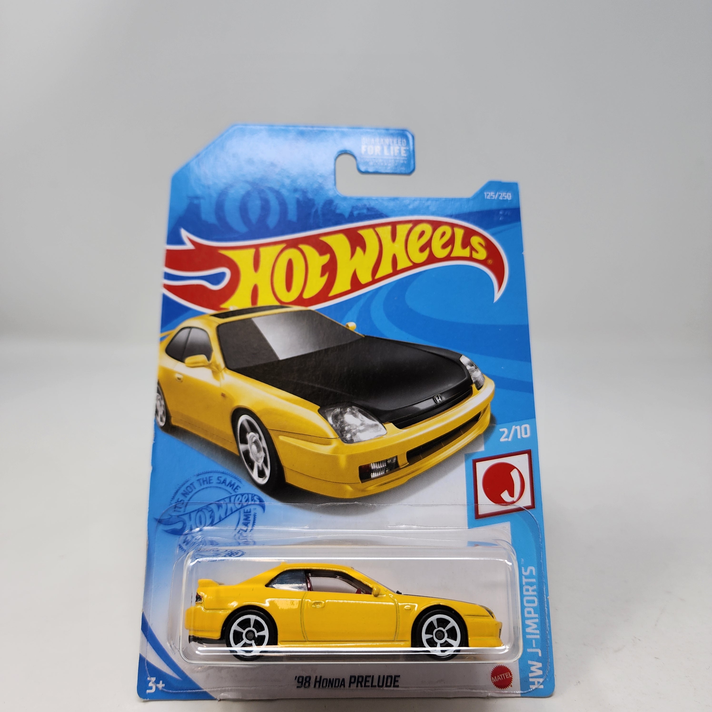 '98 Honda Prelude #125 * Yellow * 2021 Hot Wheels Basic、mySite、hgirdovlk