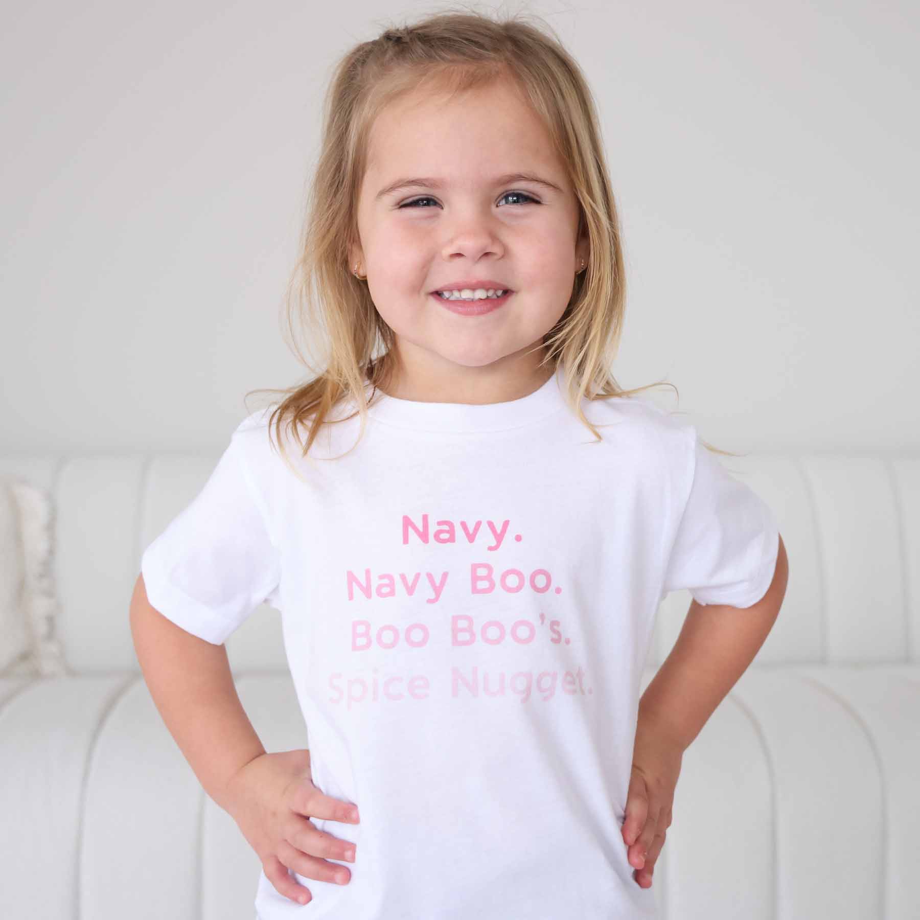  Personalized Bright Pink Nickname Kids Graphic Tee | White、mySite、layawaytickets