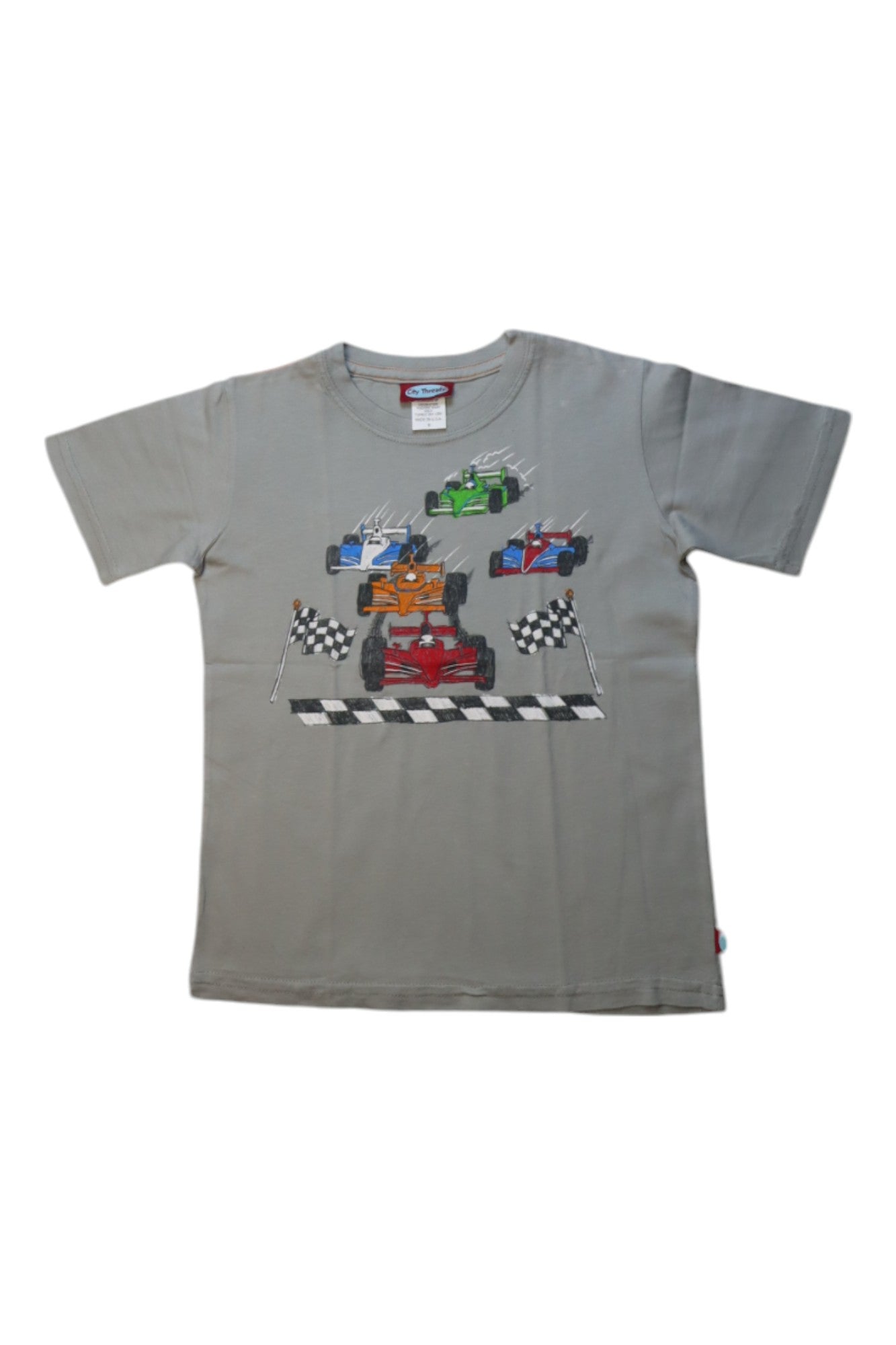 City Threads Race Car T-Shirt Size 5T、mySite、g9winljtr