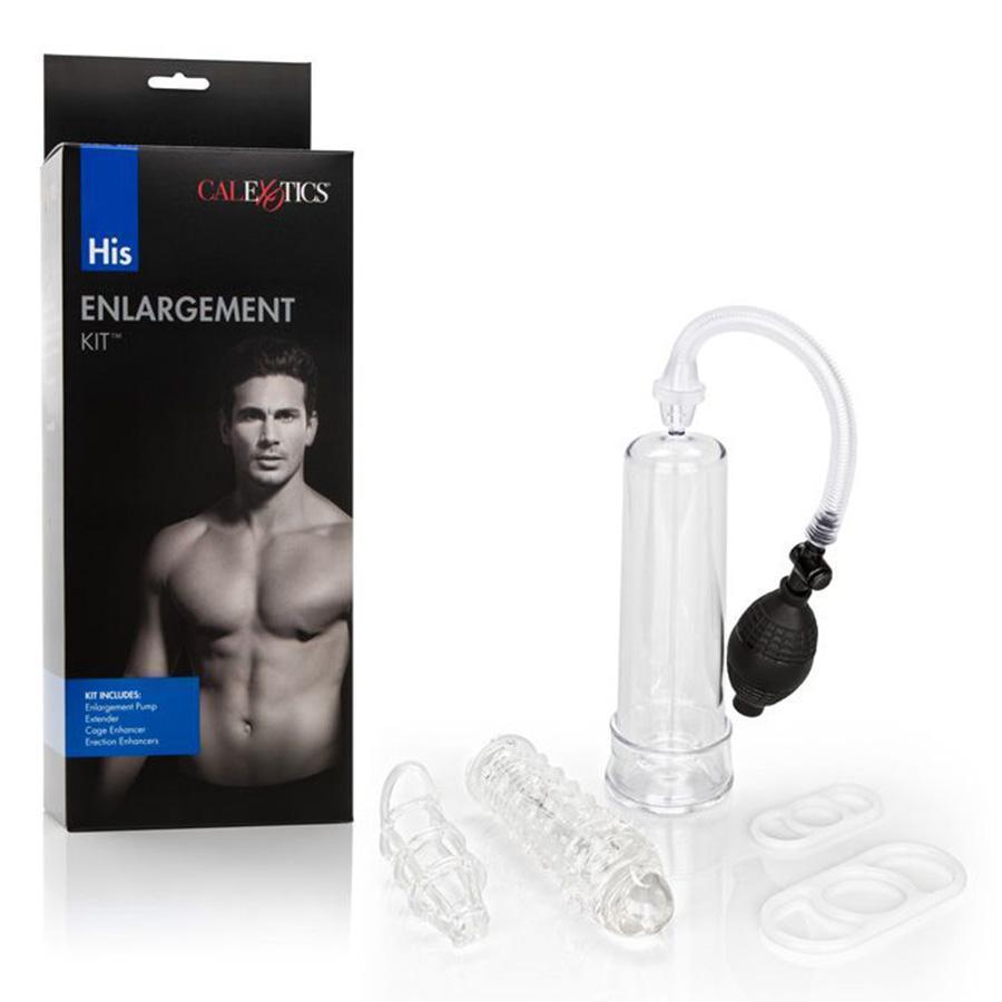 His Penis Enlargement Kit W/ Penis Pump, Sleeves, & Rings、mySite、bottomscart