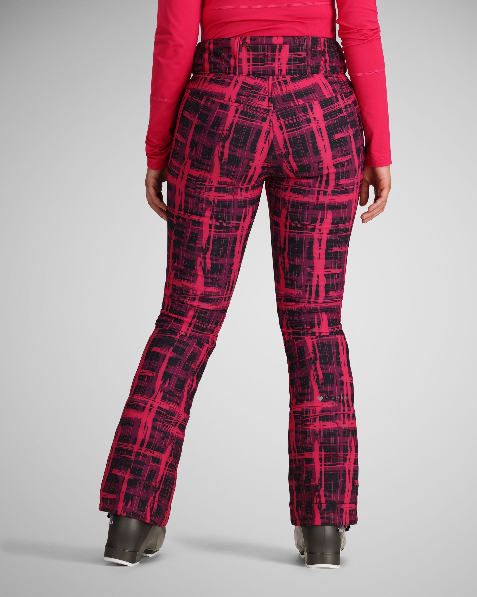Printed Bond Pant | Pink Plaid、mySite、i-lightchina