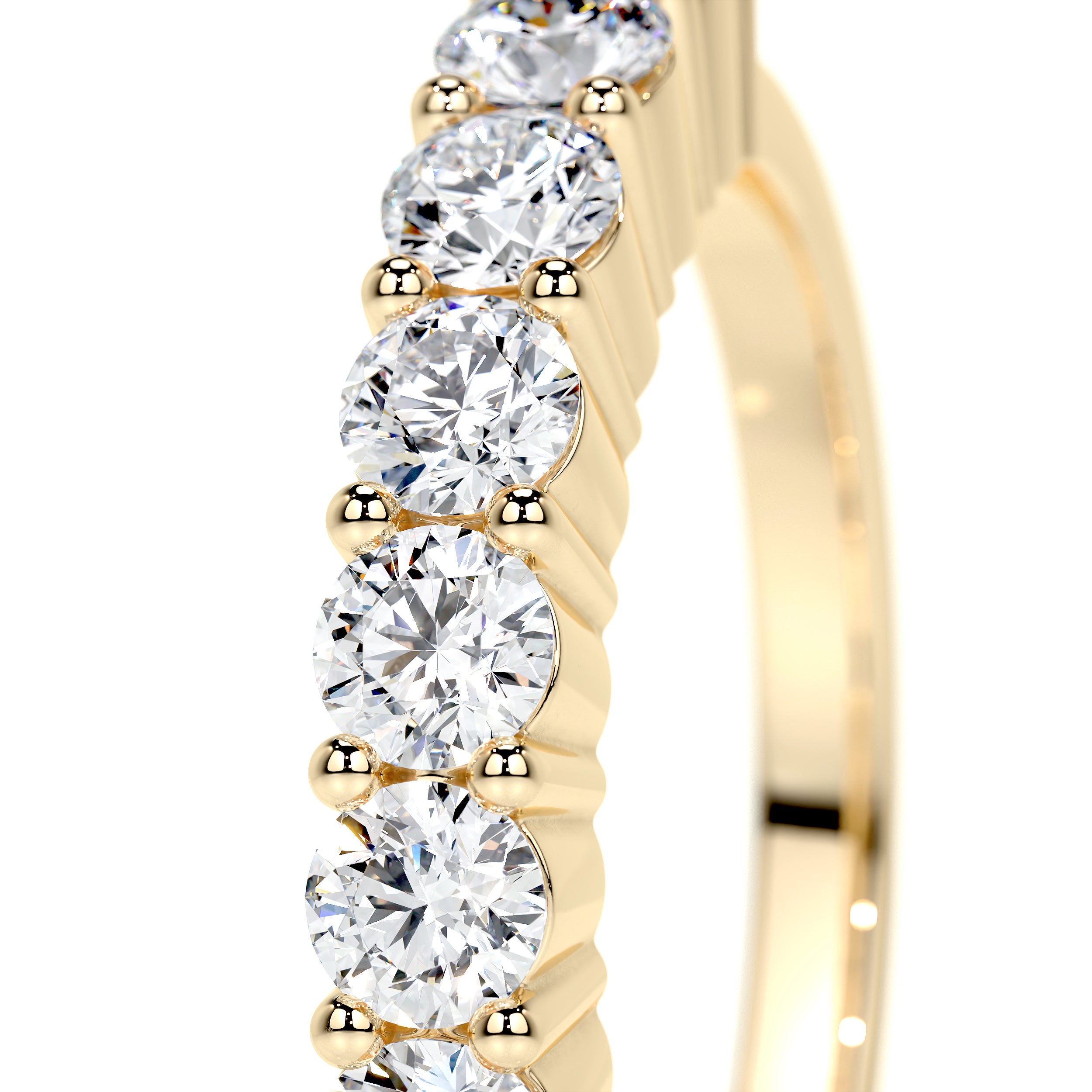 Catherine Lab Grown Diamond Wedding Ring (0.75 Carat) -18K Yellow Gold、mySite、hinf8tx79