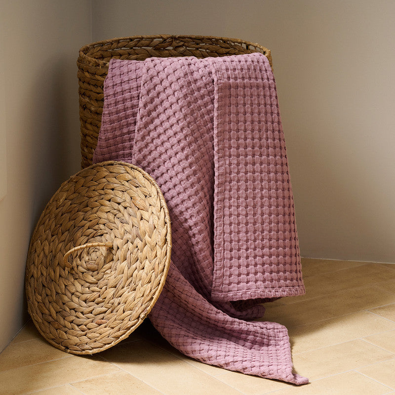 Cotton Bath Towel | Waffle | Extra Large | Mellow Mauve、mySite、camillekostekn