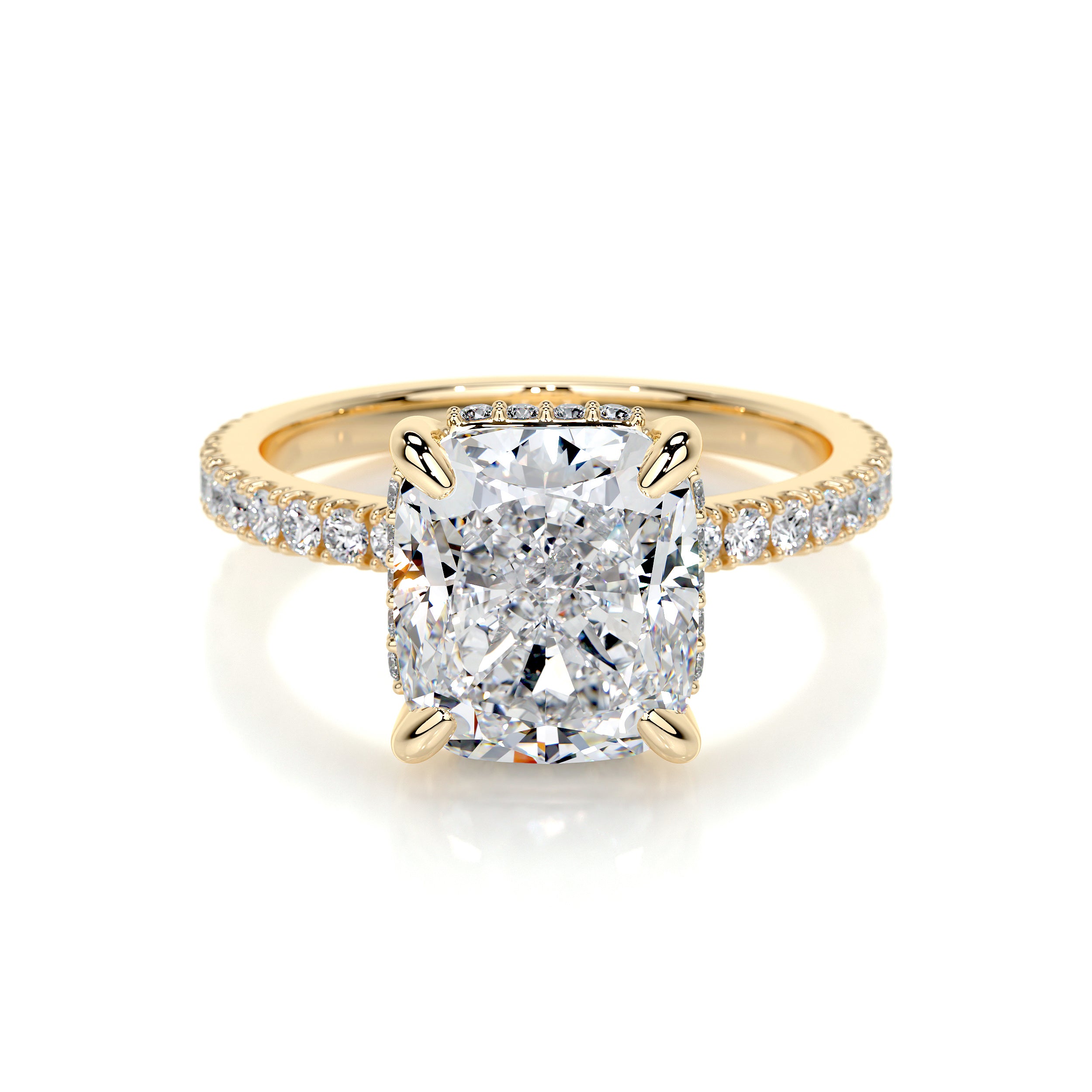 Beatriz Lab Grown Diamond Ring -18K Yellow Gold、mySite、hinf8tx79