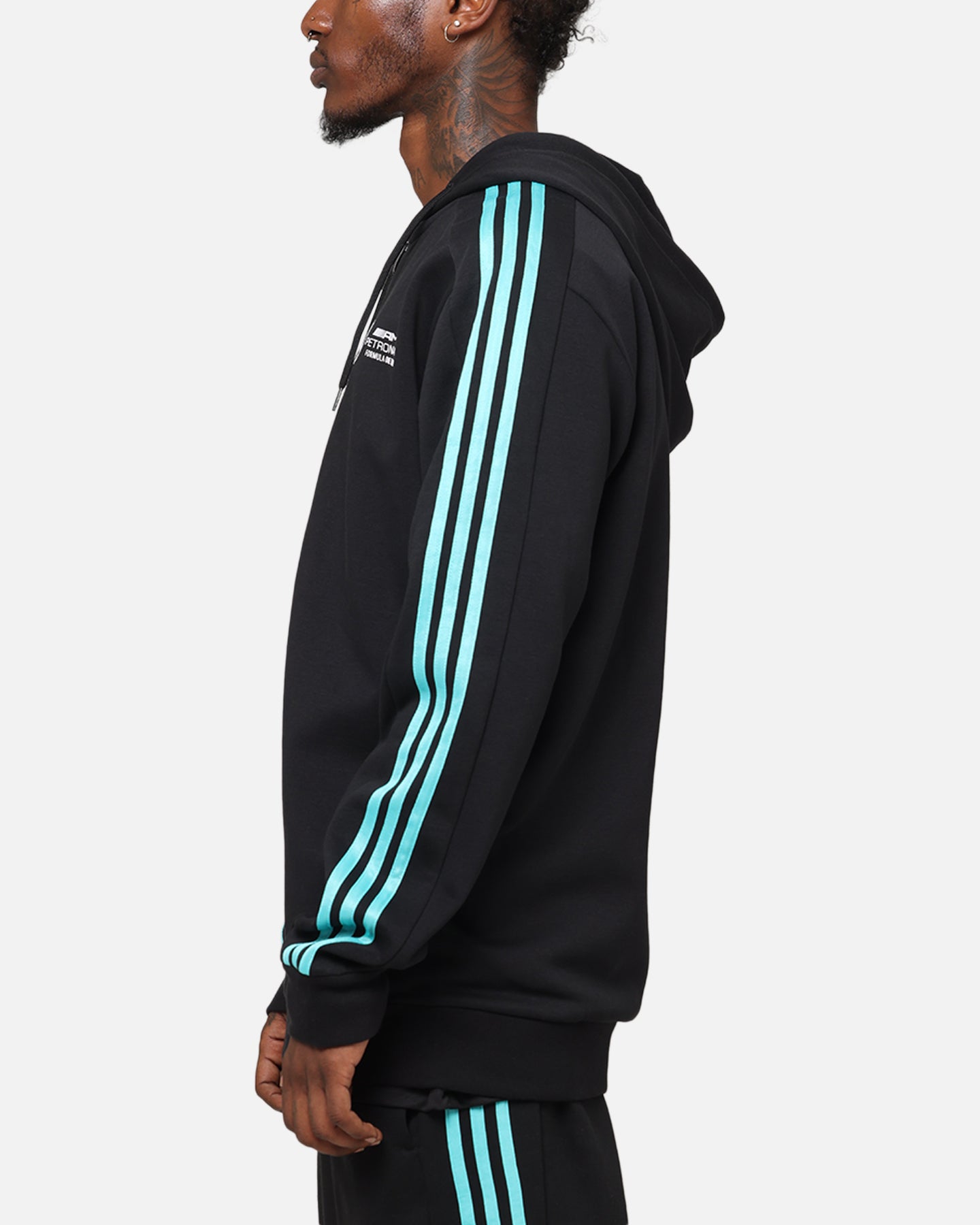 adidas x Mercedes-AMG PETRONAS Formula One F1 DNA Full-Zip Hoodie Black/White、mySite、zt4zffjzw