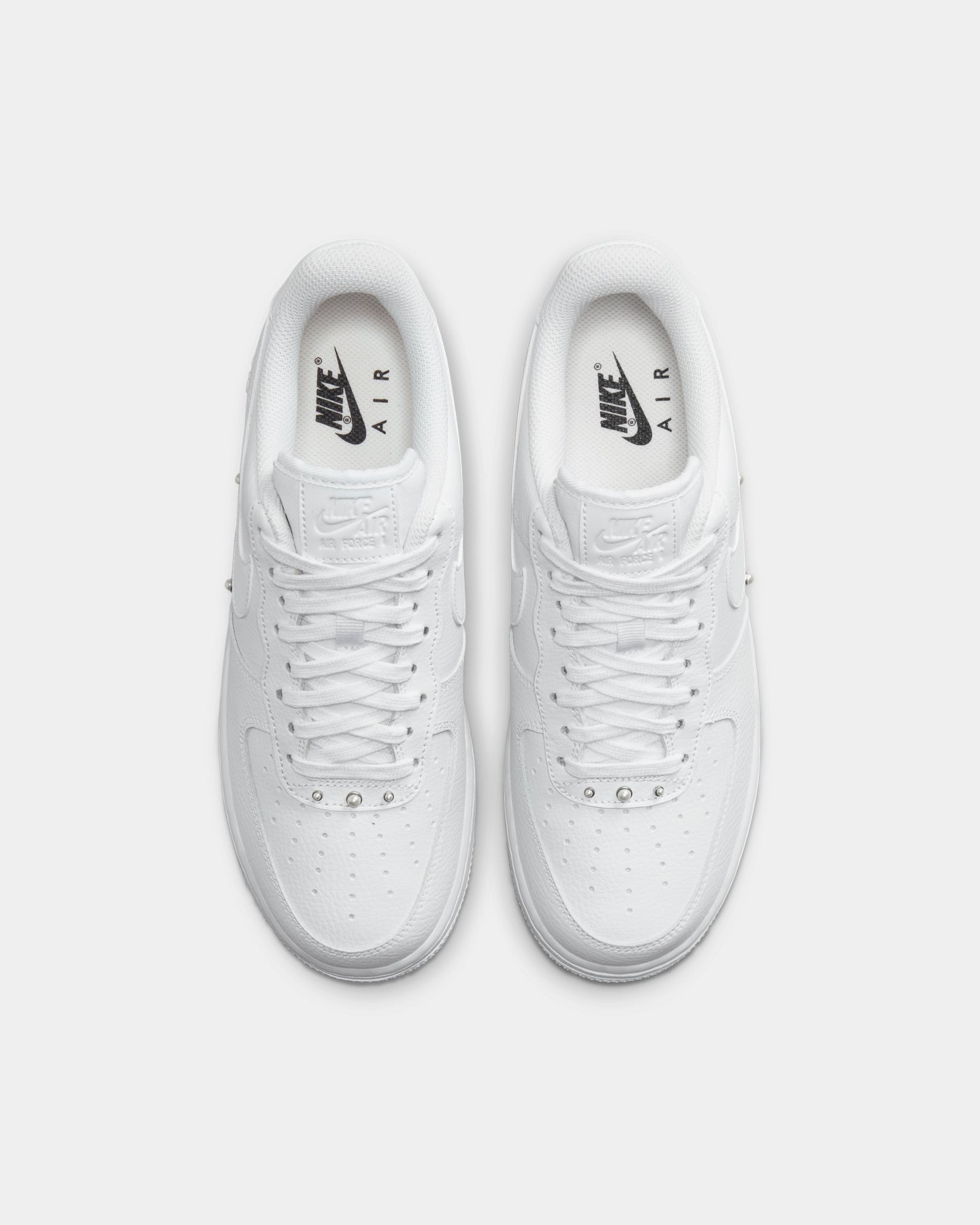 Nike Women's Air Force 1 '07 SE White/White/Metallic Silver/Black、mySite、zt4zffjzw
