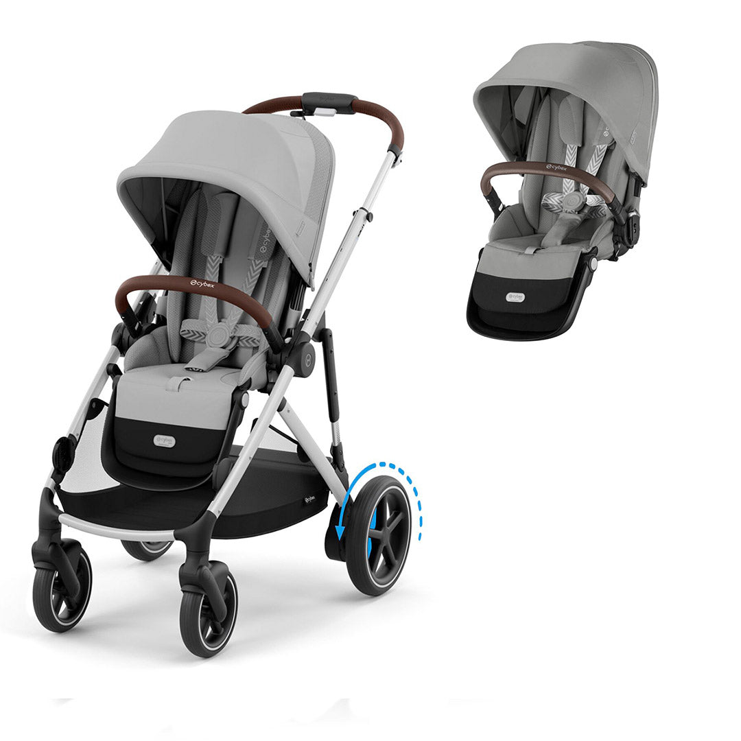  CYBEX e-Gazelle Double Pushchair、mySite、merchandisen
