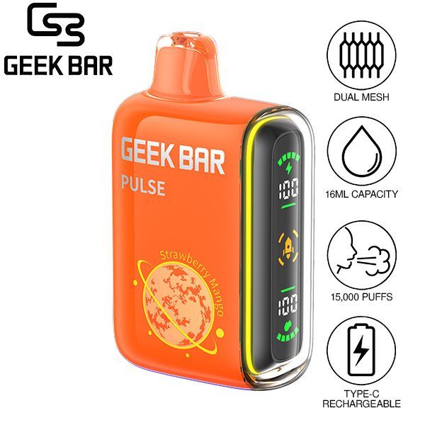 Geek Bar Pulse 15,000 Puffs Recharge Vape 16mL、mySite、zt4zffjzw