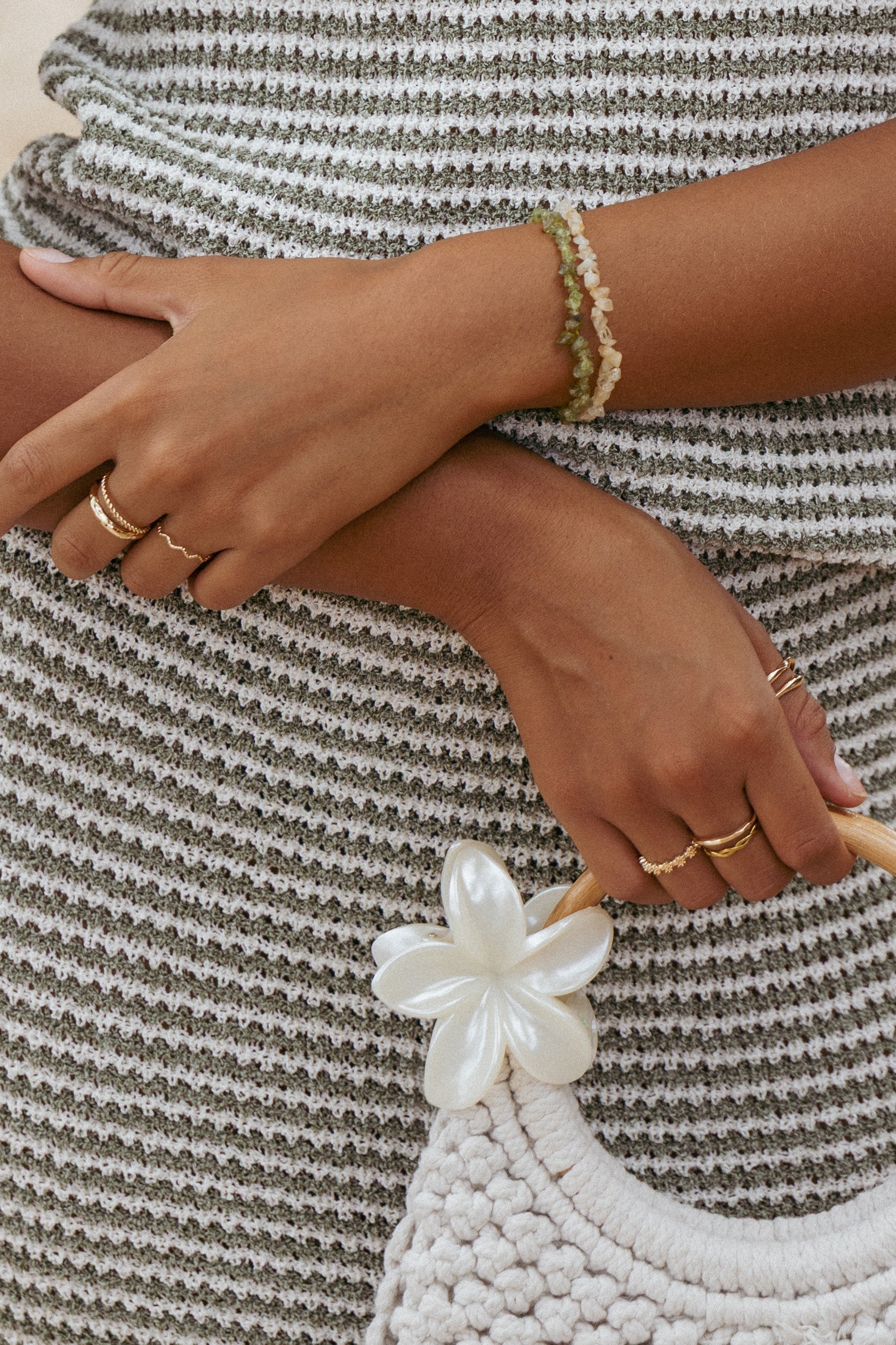  Tiarne Hair Clip - White、mySite、sugarbowlscore