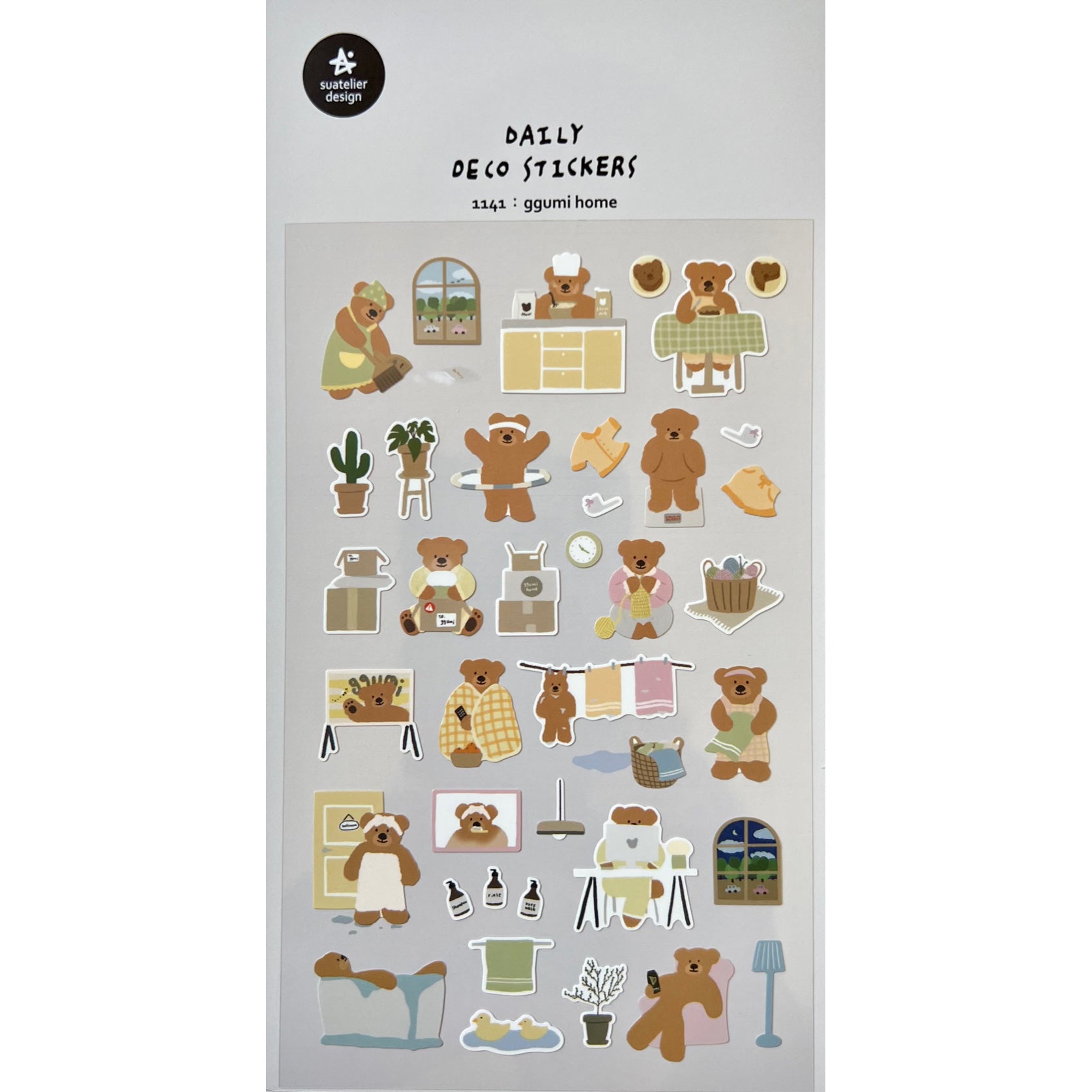  Bear Home Life Stickers、mySite、ghnorth