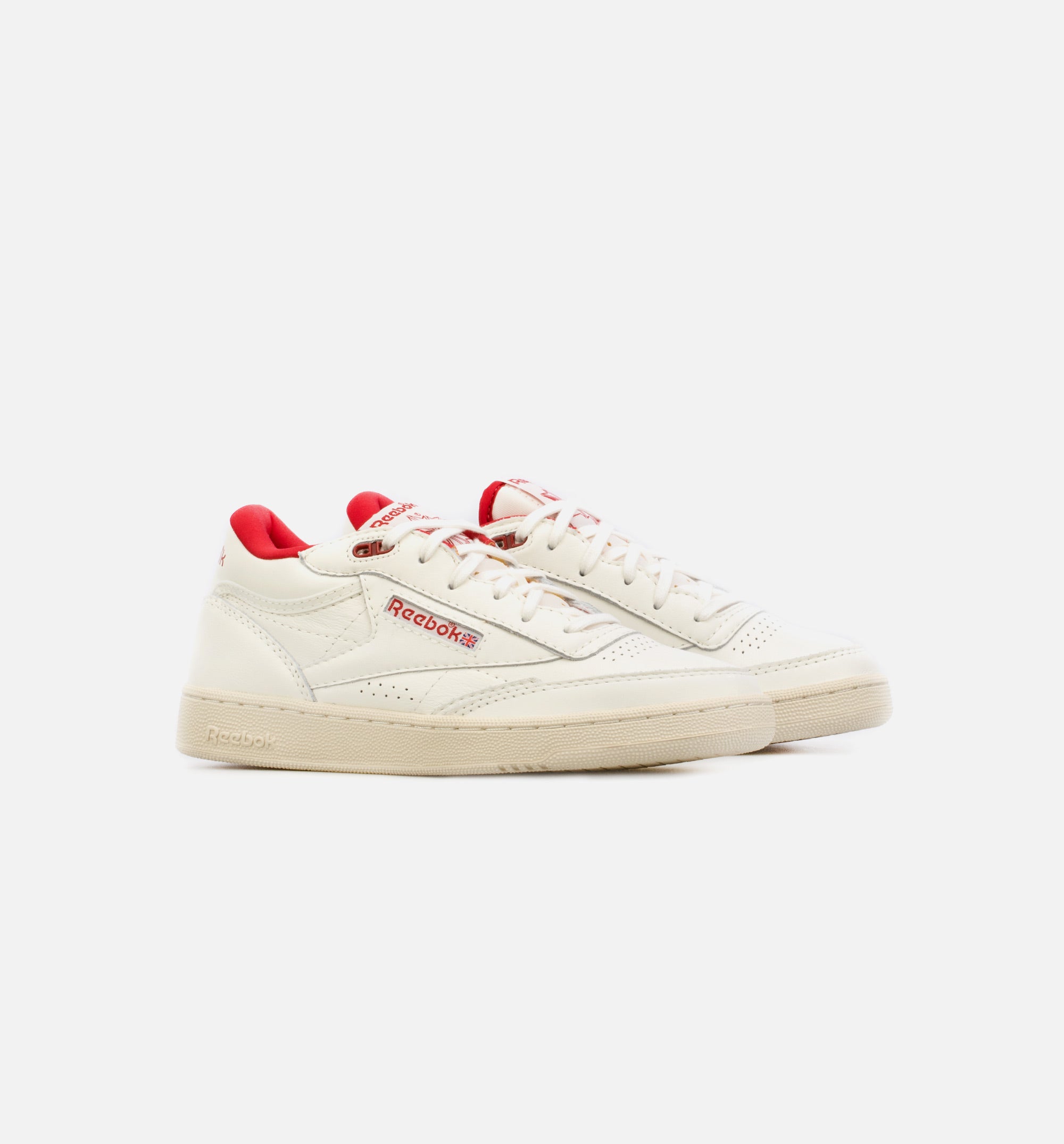 Club C Mid II Vintage Mens Lifestyle Shoe - White/Red、mySite、dreamappss