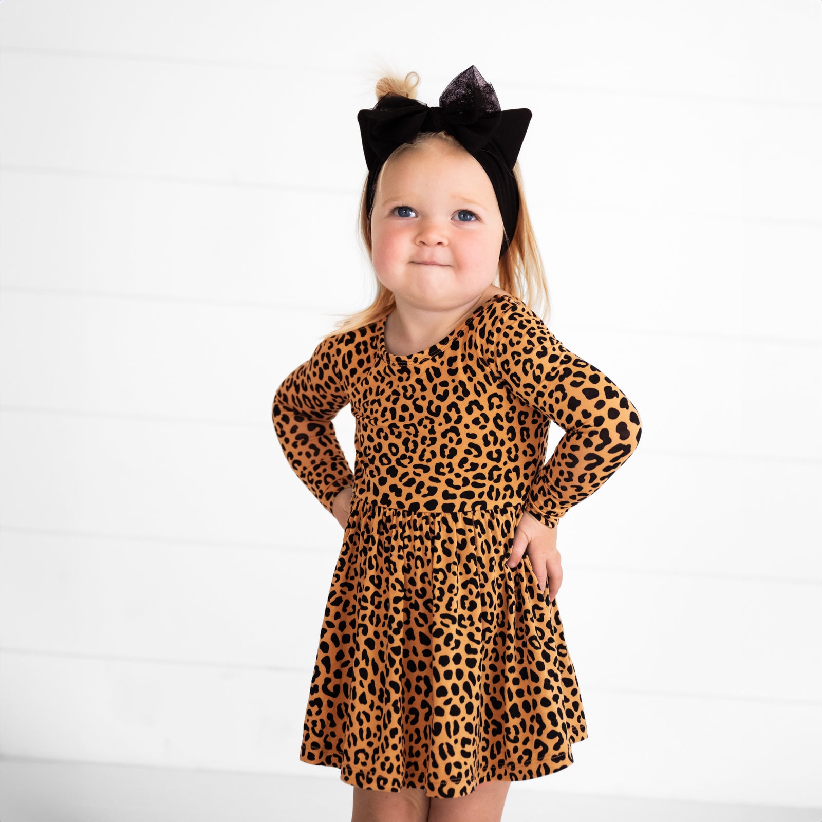 Classic Leopard Twirl Dress with Bodysuit、mySite、g9winljtr