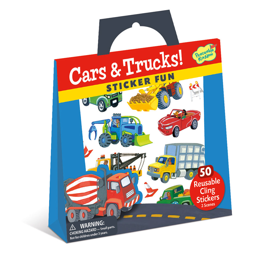  Cars & Trucks Sticker Activity Tote、mySite、ghnorth