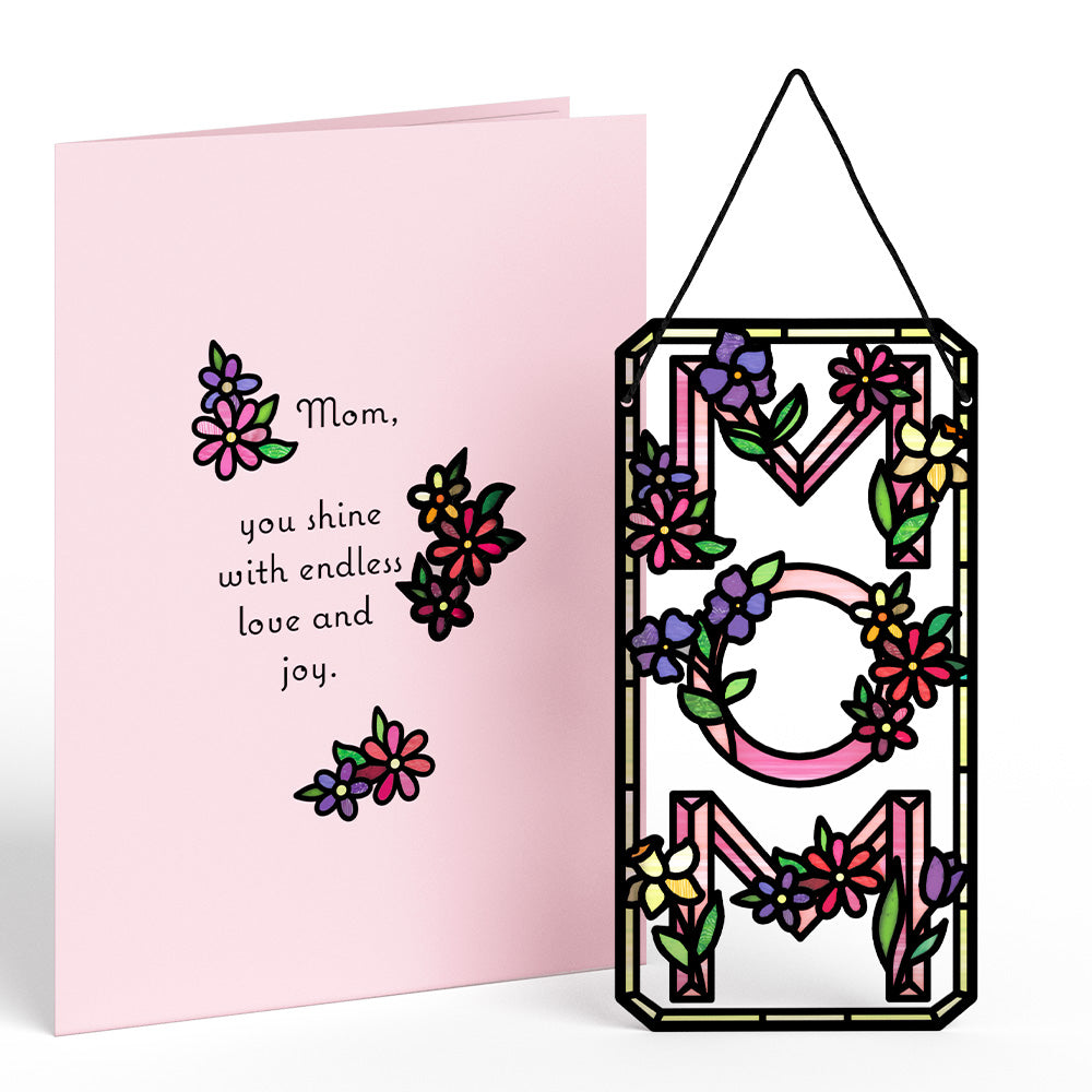 Floral Mom Suncatcher Card & Bouquet Bundle、mySite、solidvoid