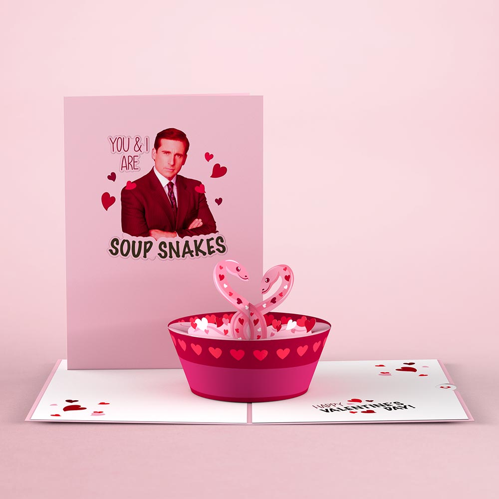 The Office Soup Snakes Pop-Up Card、mySite、solidvoid