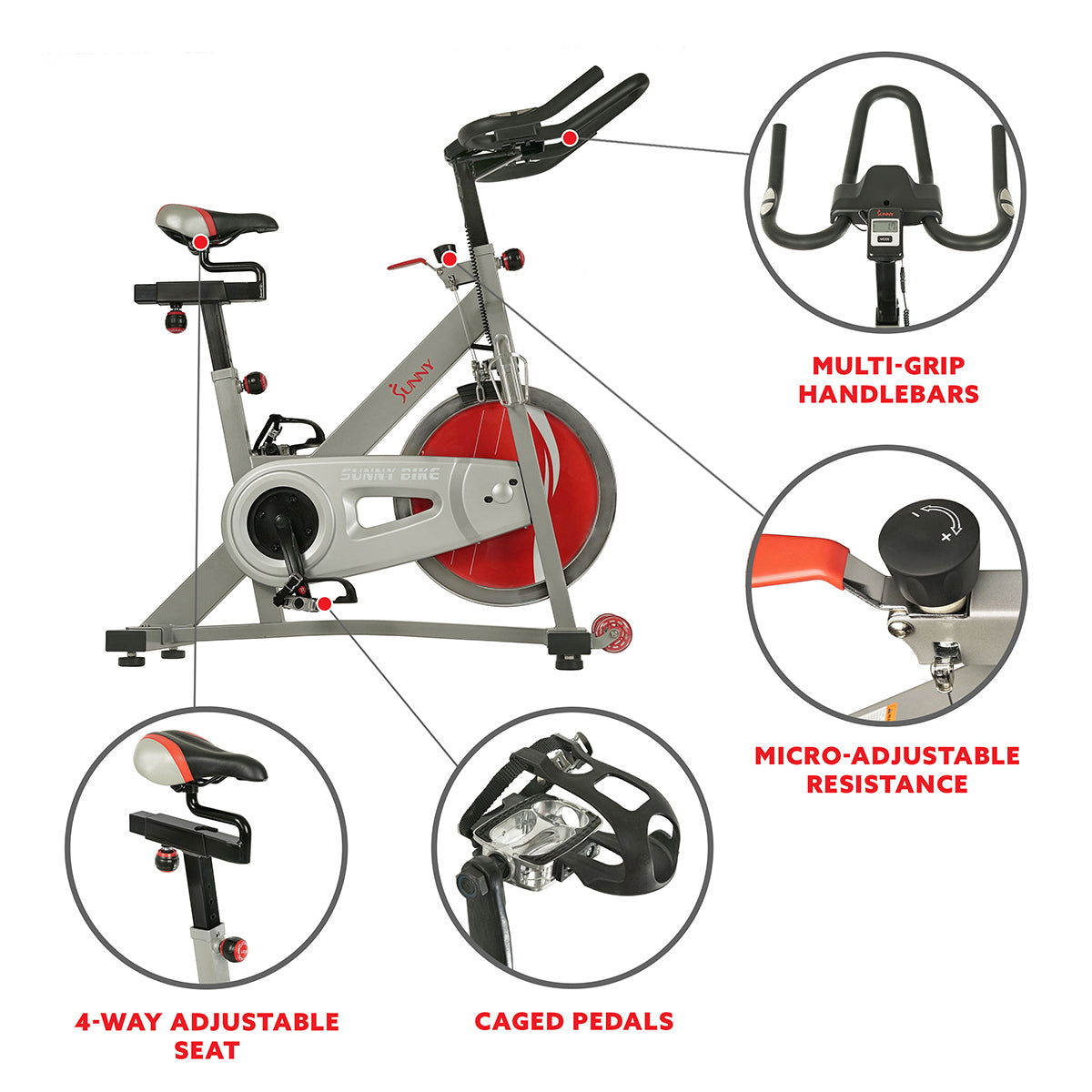  Fitness Pro II Stationary Indoor Cycling Bike、mySite、ghnorth