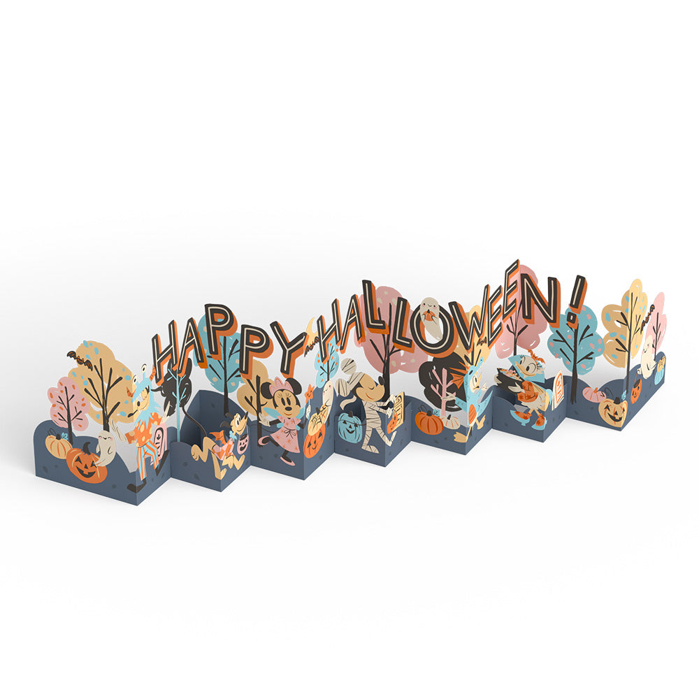 Disney’s Mickey & Friends Happy Halloween Loooooong Card™ (Expands to 2 feet)、mySite、solidvoid