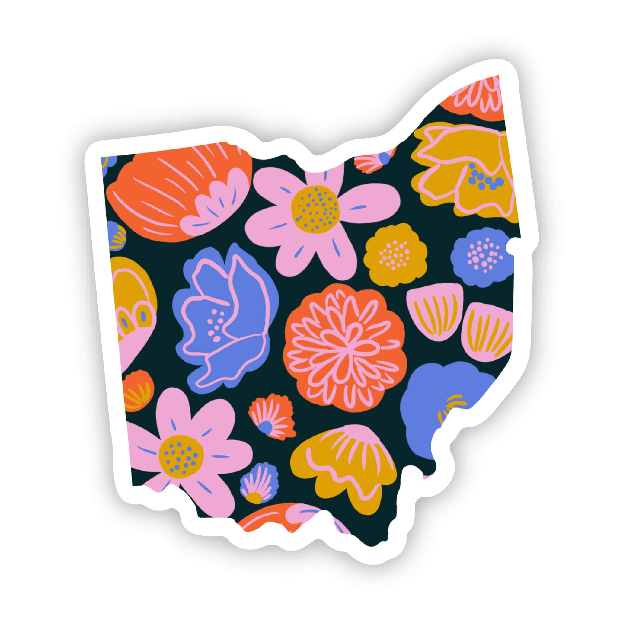  Ohio Sticker - Colorful Flower、mySite、elrpsem3k