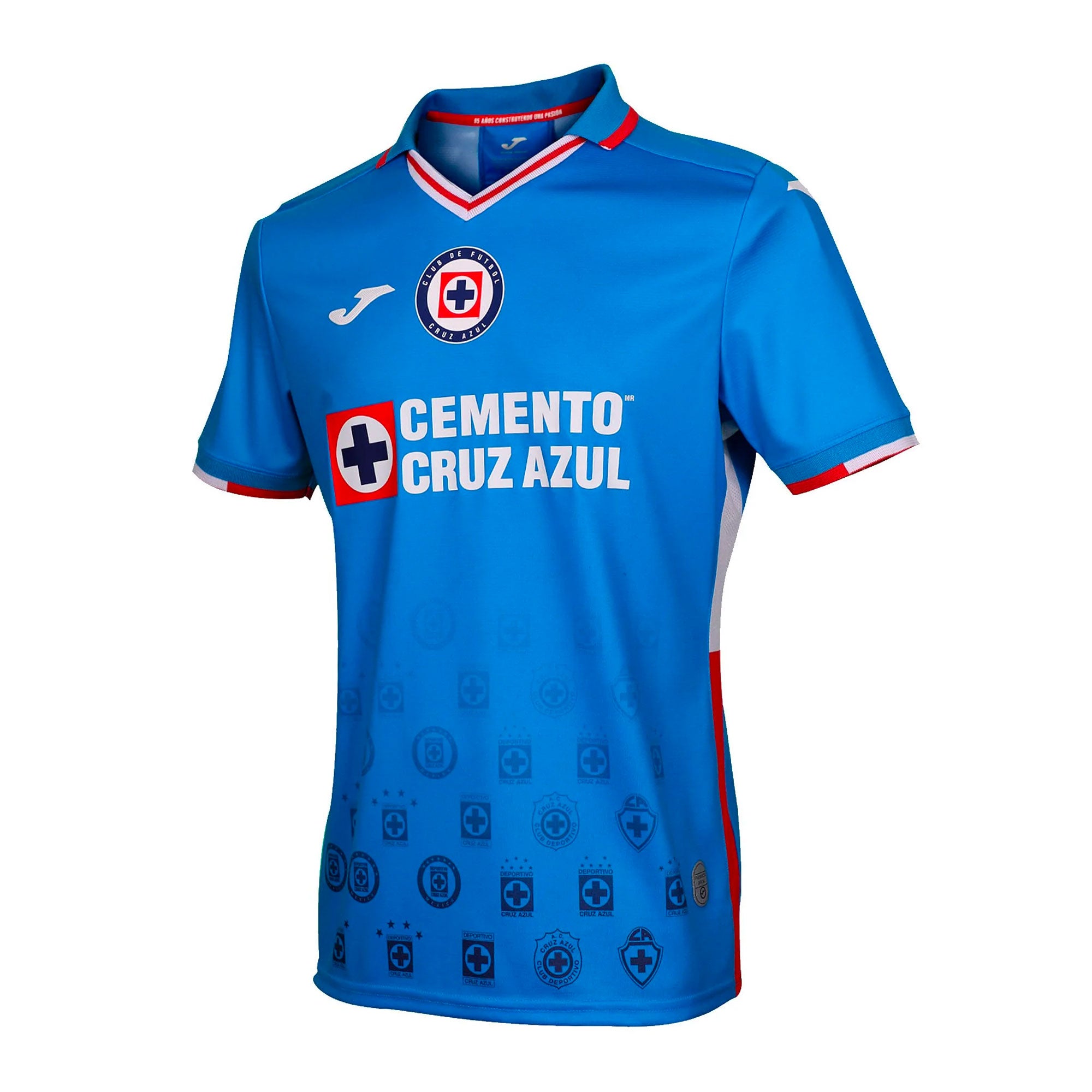 Joma Men's Cruz Azul 2022/23 Home Jersey Royal Blue/White、mySite、noshort
