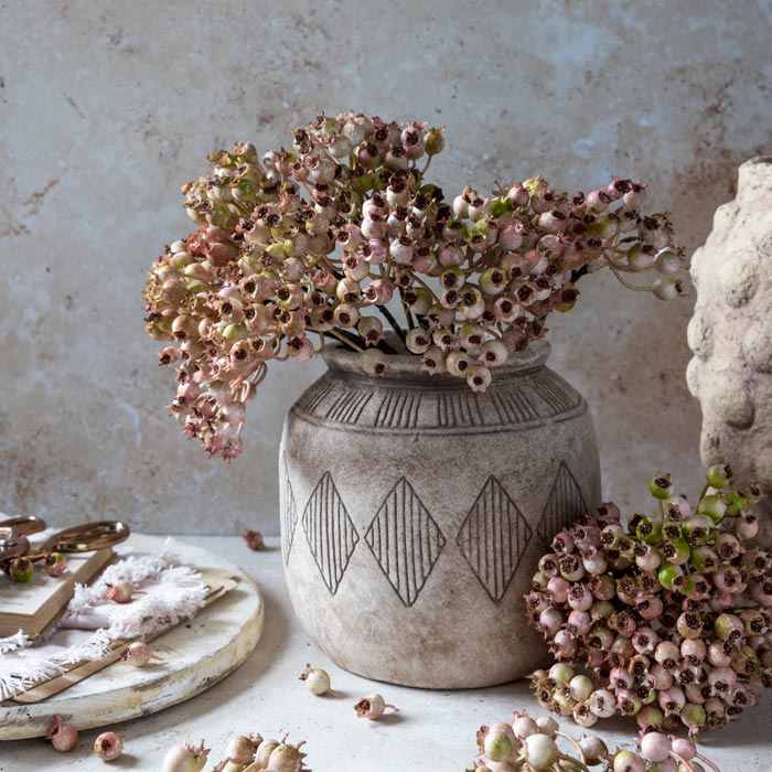  Artificial Rose Hip Bunch Blush、mySite、elrpsem3k