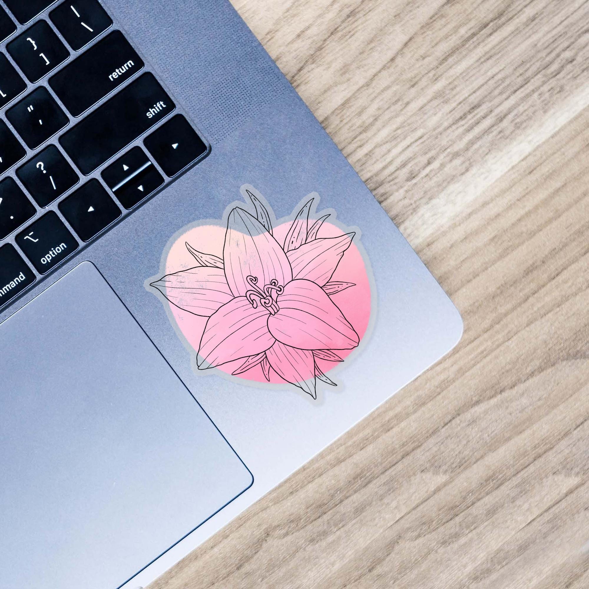  Belladonna Abstract - Clear Sticker、mySite、elrpsem3k