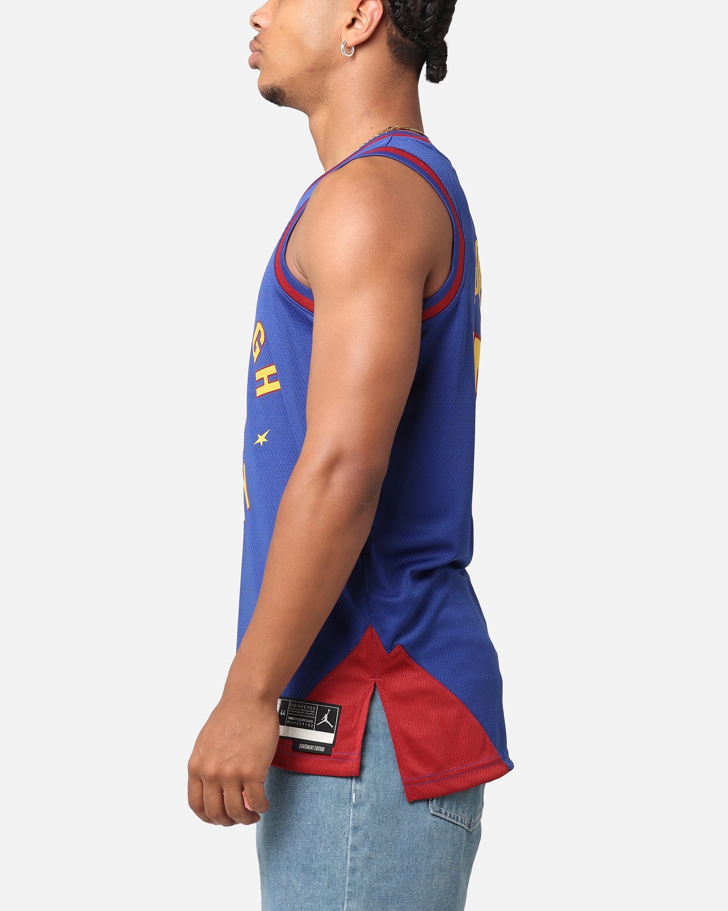 Jordan Denver Nuggets Nikola Jokić Statement Edition 2022/23 Dri-FIT Swingman Jersey Rush Blue/Team Crimson、mySite、zt4zffjzw