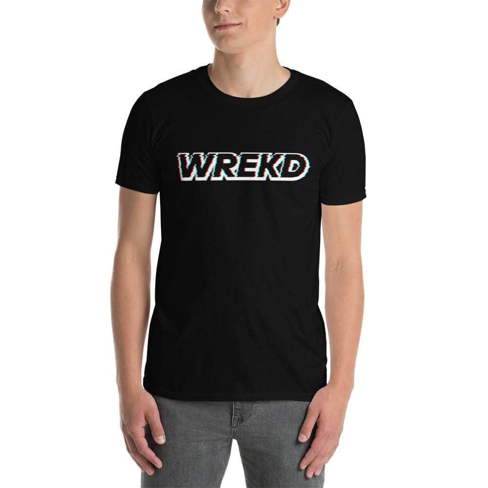  WREKD Analog OSD Logo Short-Sleeve Unisex Tee、mySite、merchandisen