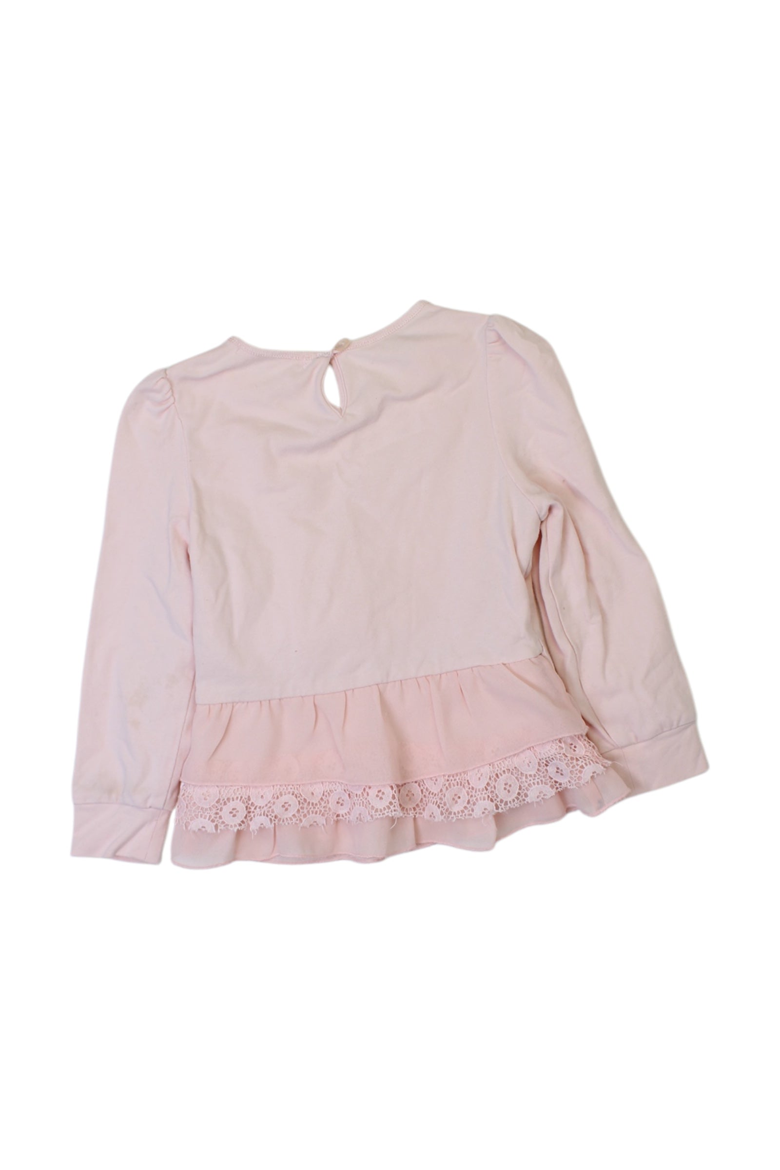 Nicholas & Bears Lace Accent Long Sleeve Bodysuit 2T、mySite、g9winljtr