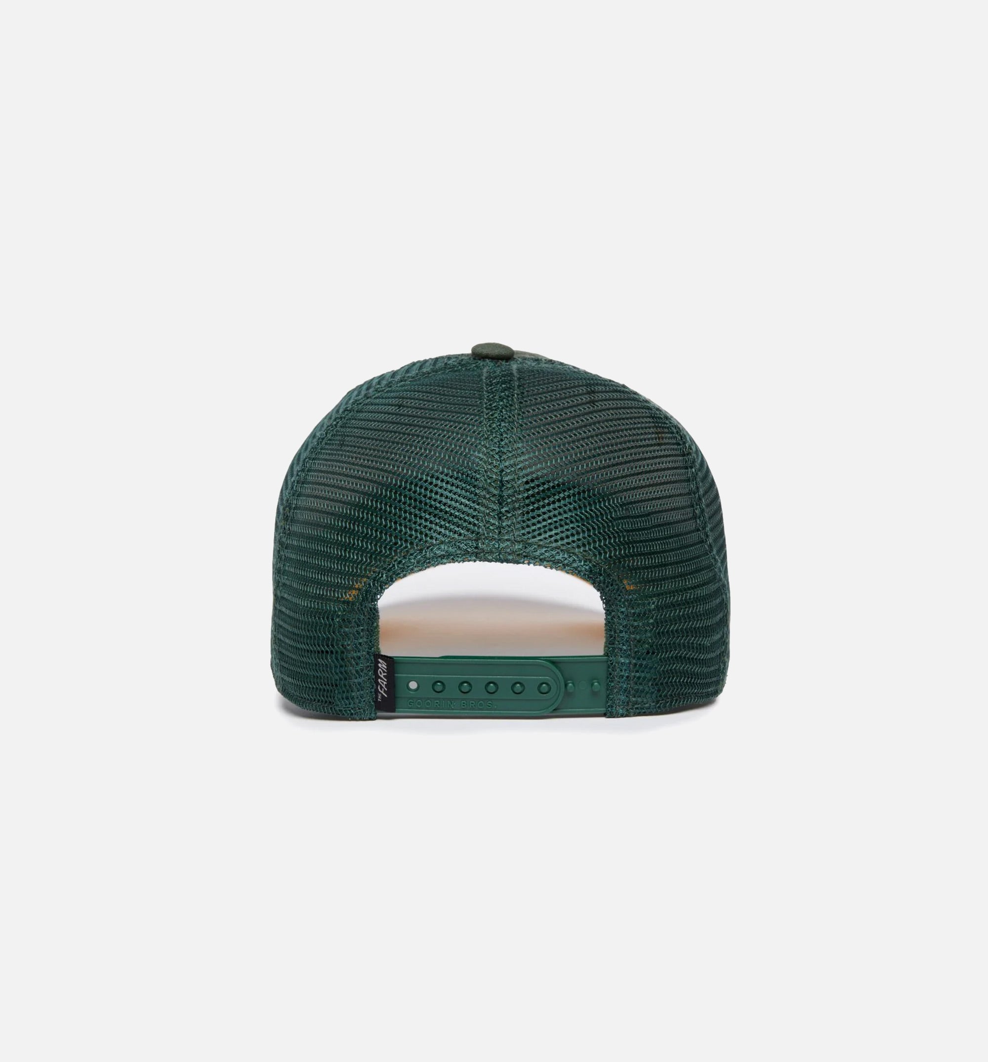 Large Mouth Suede Trucker Mens Hat - Green/White、mySite、dreamappss