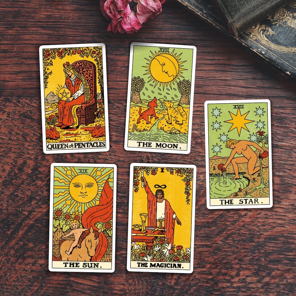  Tarot Card Sticker 5 Pack Classic、mySite、elrpsem3k