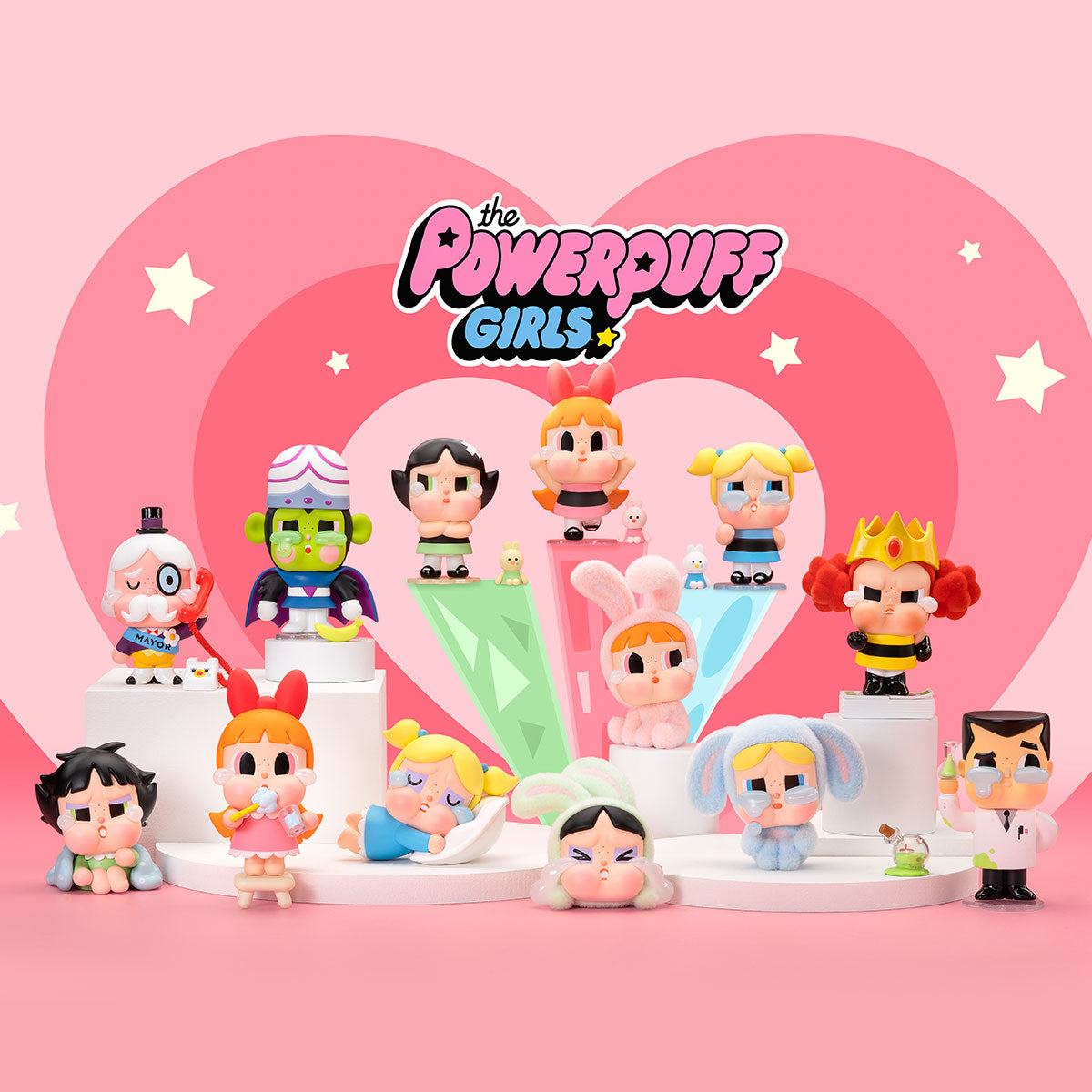  Crybaby x Powerpuff Girls Series Figures - Display (12 pcs)、mySite、greenlandpopulation