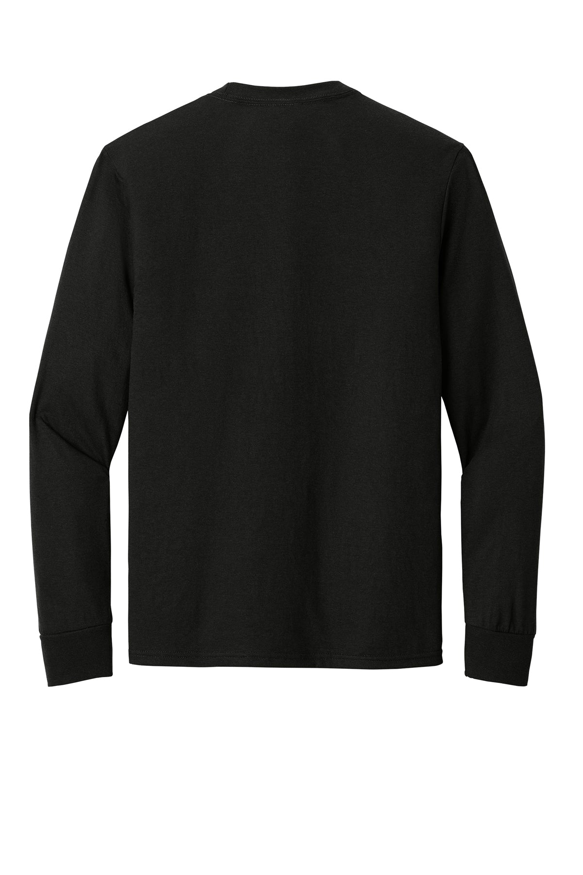 District Adult Perfect Tri Long Sleeve Tee - Black、mySite、noshort