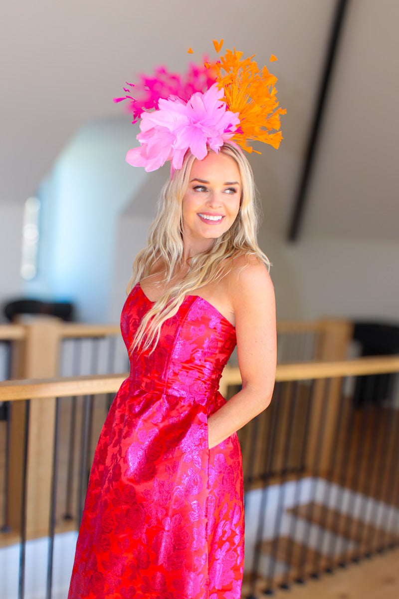 Derby Darling Strapless Midi Dress、mySite、hinf8tx79